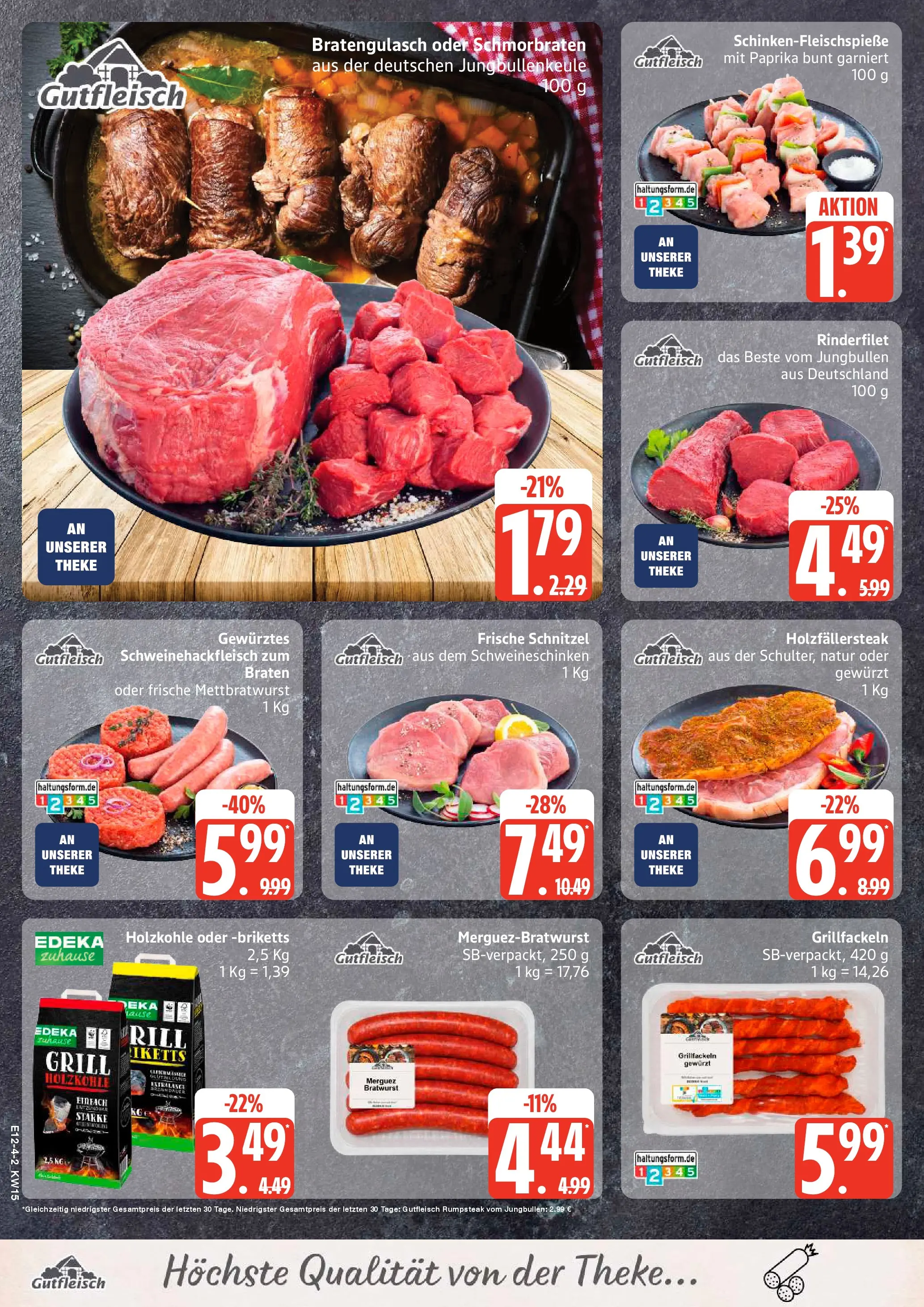 Edeka prospekt Sterup	 (ab 05.04.2026) » Angebote Online | Seite: 4 | Produkte: Rumpsteak, Rinderfilet, Schnitzel, Paprika
