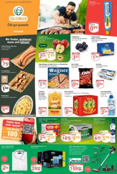 Globus prospekt Grünstadt	 ab 07.04.2026 gültig | Seite: 23 | Produkte: HP, Burger, Apfelsaft, Nudeln