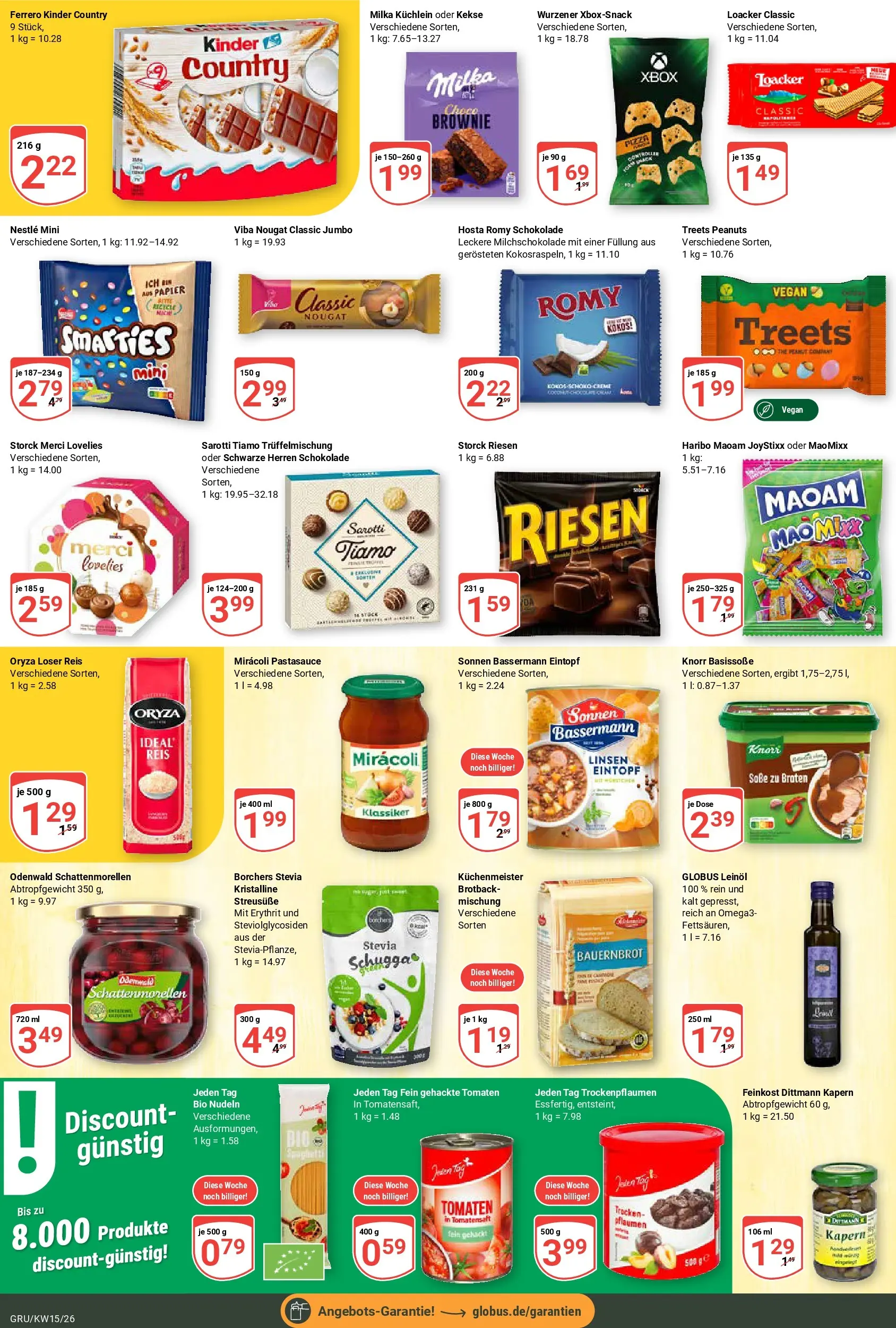 Globus prospekt Grünstadt	 (ab 07.04.2026) » Angebote online | Seite: 11 | Produkte: Xbox, Schokolade, Milka, Kinder country