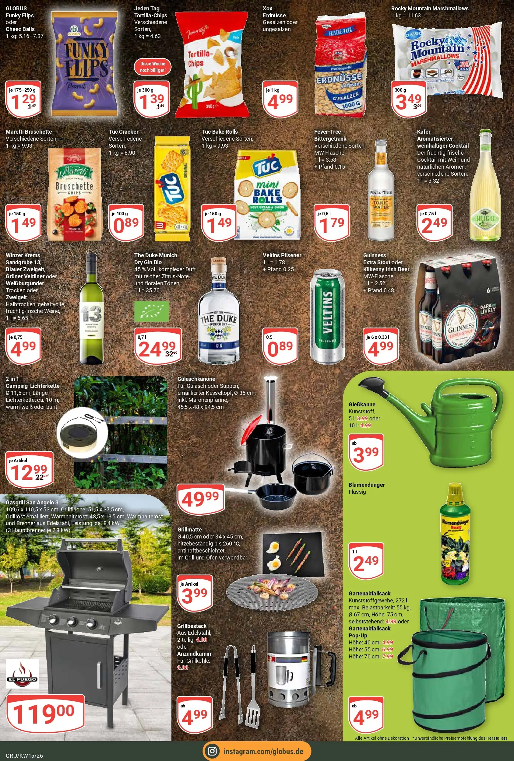 Globus prospekt Grünstadt	 (ab 07.04.2026) » Angebote online | Seite: 24 | Produkte: Ofen, Grill, Duft, Veltins