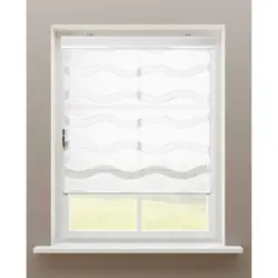 Doppelrollo mit Blende Welle
