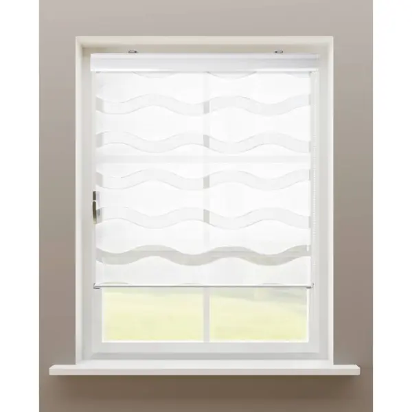 Doppelrollo mit Blende Welle