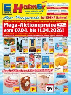 Angebote - Edeka Hahner: Wochenangebote ab 05.04.2026 gültig