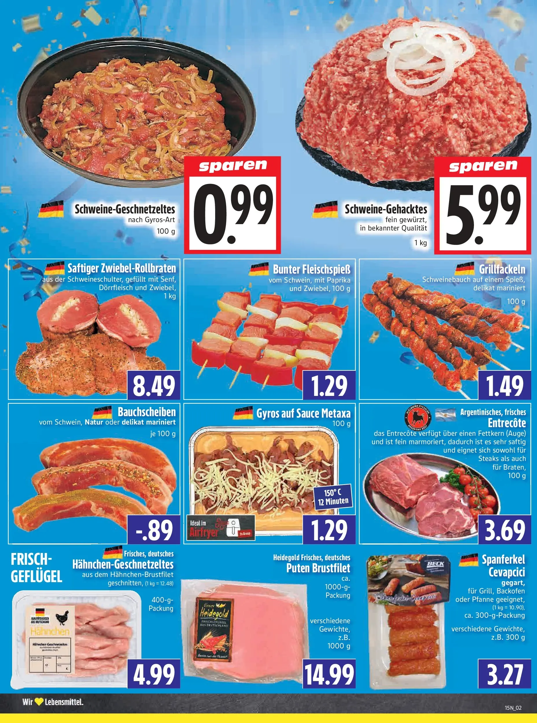 Angebote - Edeka Hahner: Wochenangebote (ab 05.04.2026) zum Blättern | Seite: 4 | Produkte: Cevapcici, Metaxa, Paprika, Backofen