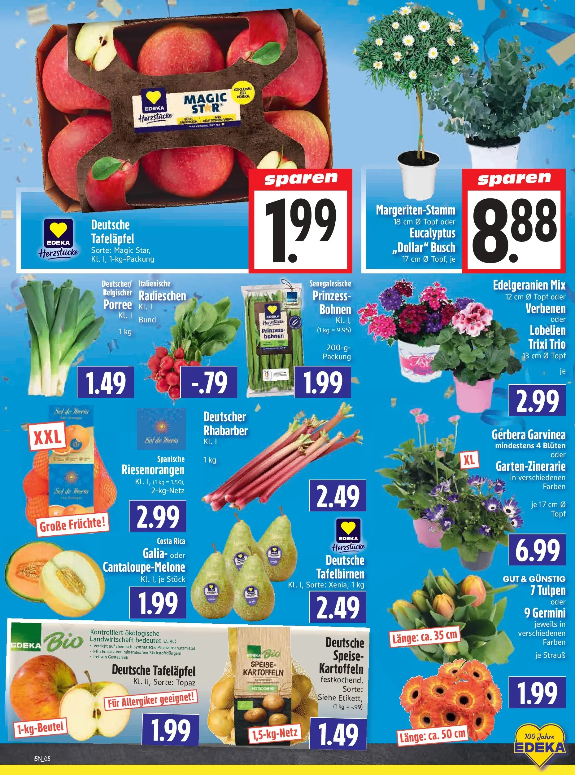 Angebote - Edeka Hahner: Wochenangebote (ab 05.04.2026) zum Blättern | Seite: 7 | Produkte: Kartoffeln, Rhabarber