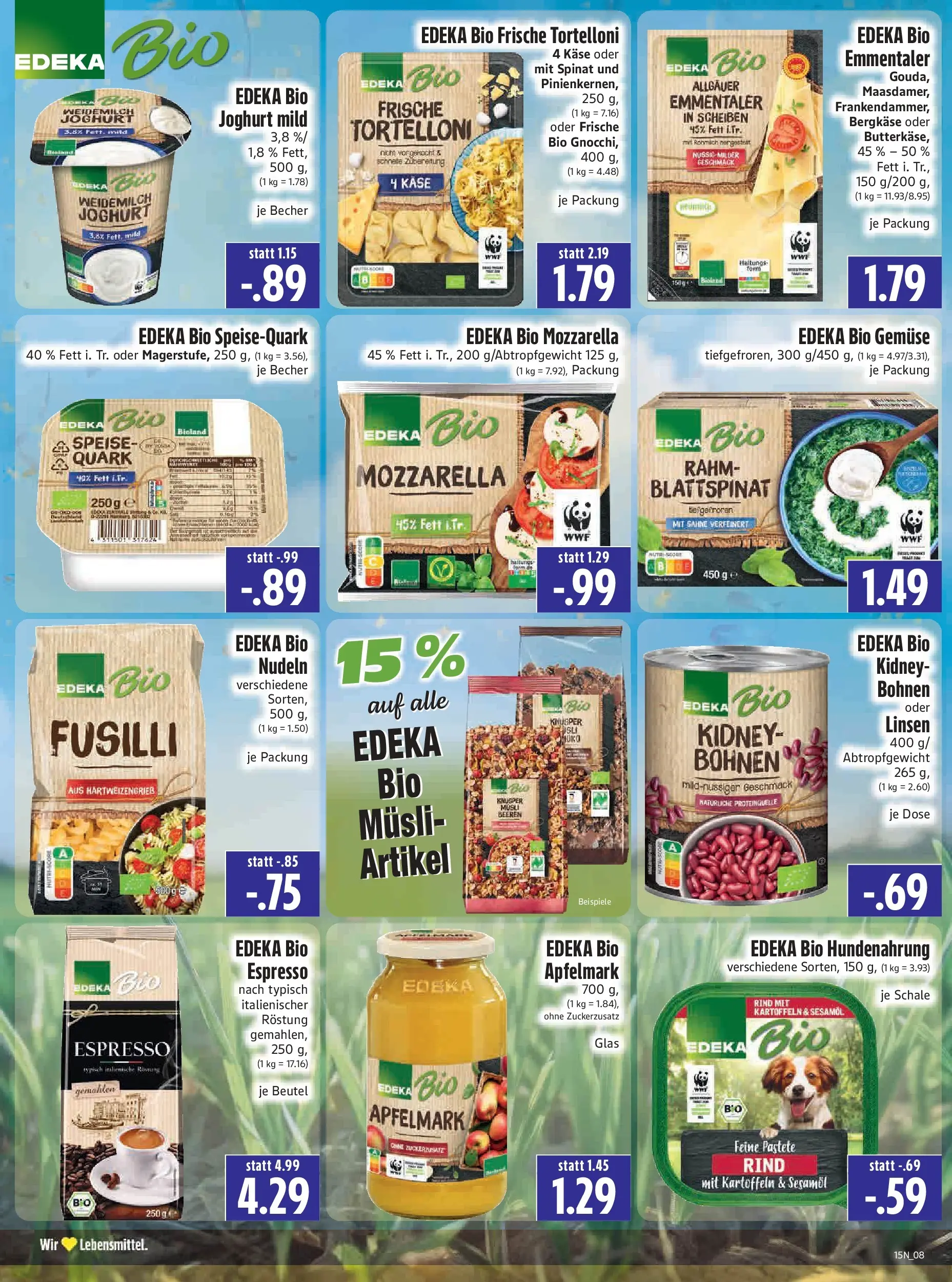 Angebote - Edeka Hahner: Wochenangebote (ab 05.04.2026) zum Blättern | Seite: 10 | Produkte: Musli, Käse, Sahne, Speisequark