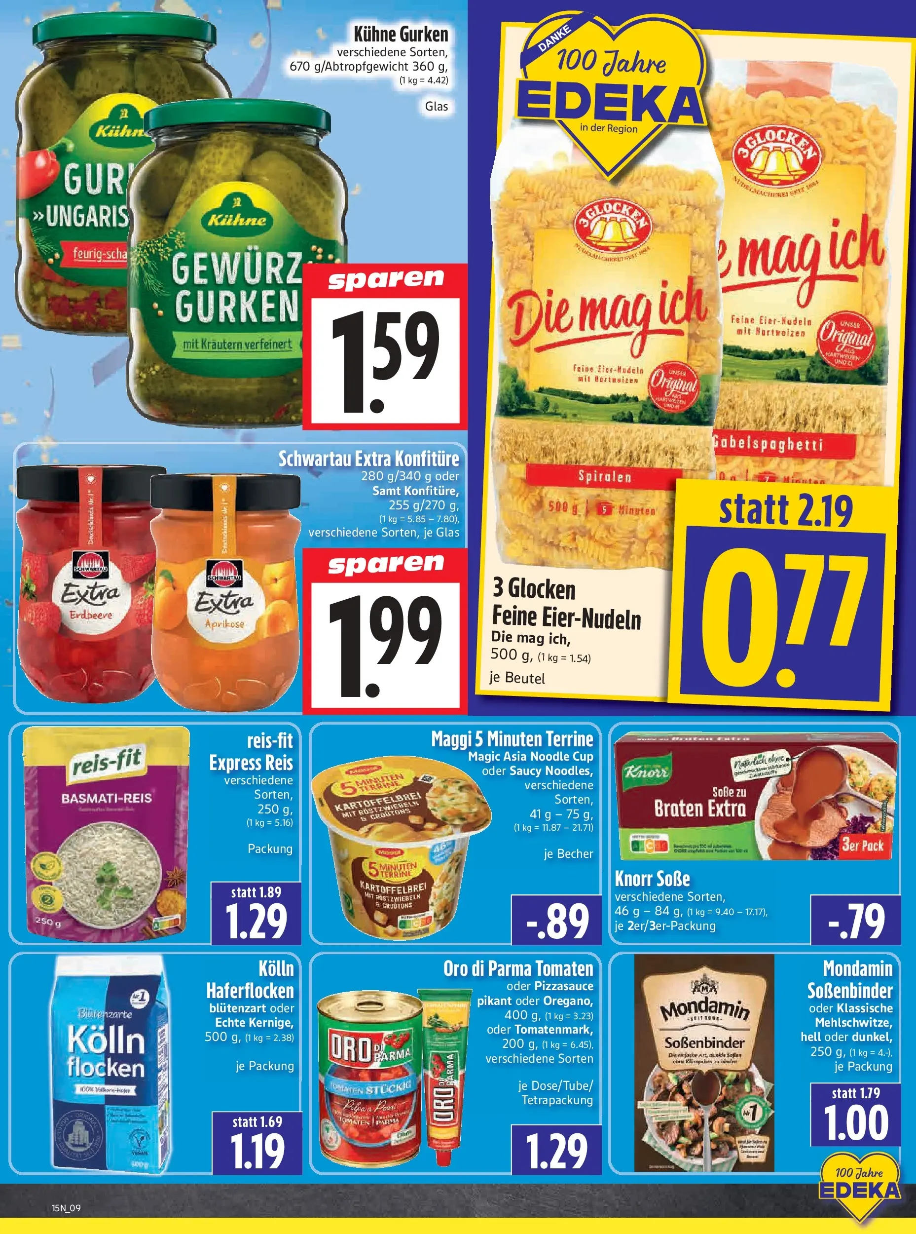 Angebote - Edeka Hahner: Wochenangebote (ab 05.04.2026) zum Blättern | Seite: 11 | Produkte: Kolln, Basmatireis, Tomaten, Schwartau extra