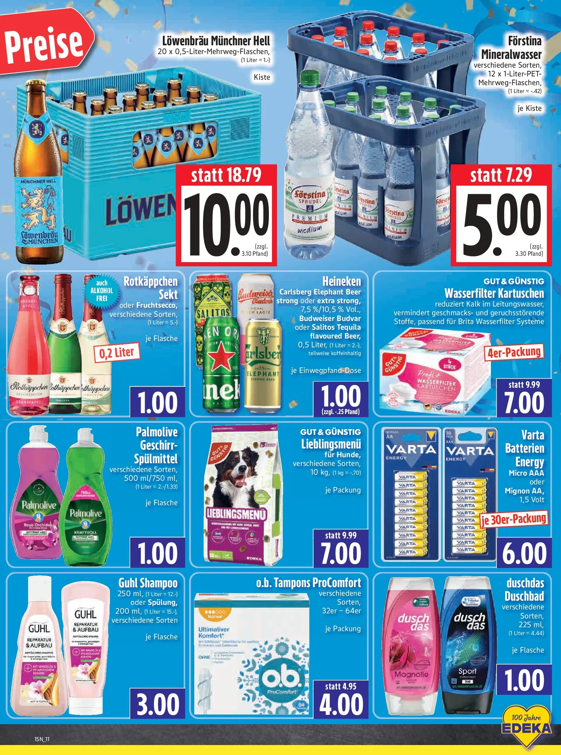 Angebote - Edeka Hahner: Wochenangebote (ab 05.04.2026) zum Blättern | Seite: 13 | Produkte: Energy, Heineken, Tequila, Rotkäppchen