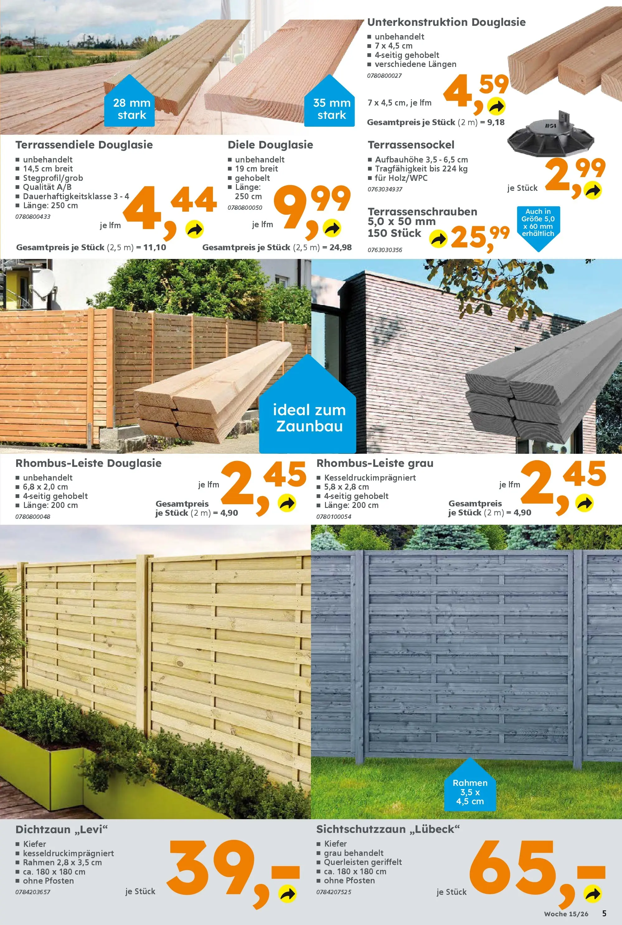 Globus Baumarkt Prospekt Dresden	 (ab 06.04.2026) zum Blättern | Seite: 5