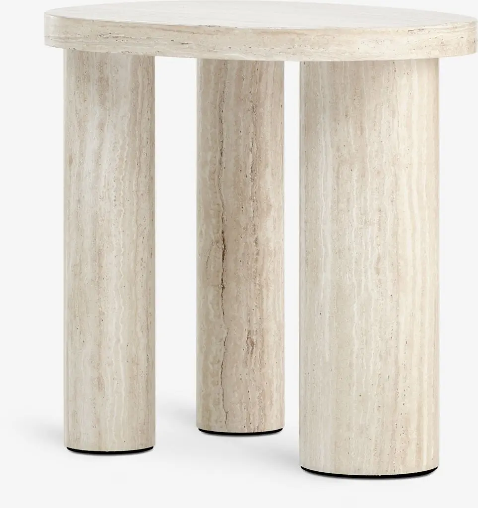 JYSK Măsuță cafea LUNDEBORG 38x50 asp travertin