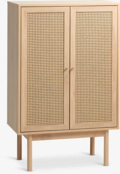 JYSK Dulap HALMSTAD 2 uși poliratan/stejar cald