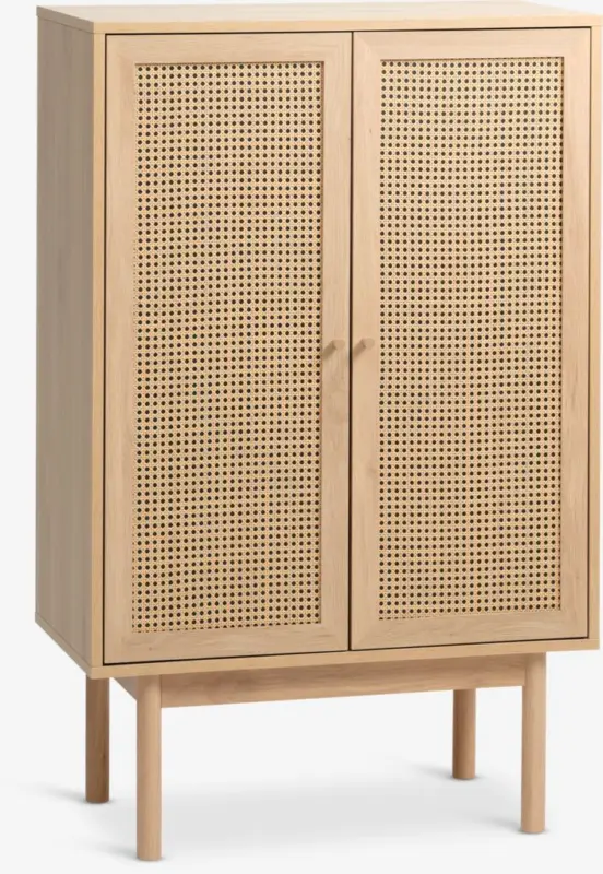 JYSK Dulap HALMSTAD 2 uși poliratan/stejar cald