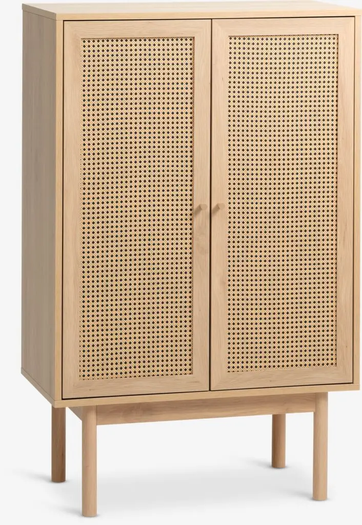 JYSK Dulap HALMSTAD 2 uși poliratan/stejar cald