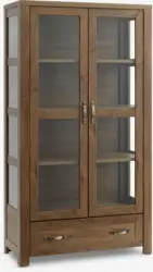 JYSK Vitrină JUNGEN 2 uși 1 sertar stejar sălbatic