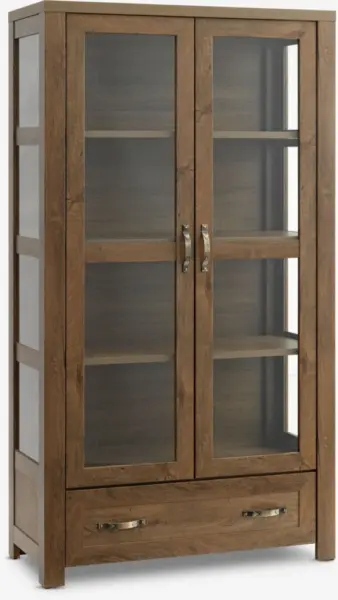 JYSK Vitrină JUNGEN 2 uși 1 sertar stejar sălbatic