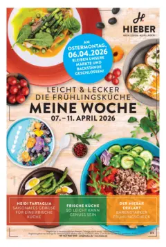 Angebote - Hieber's Frischecenter: Meine Woche ab 05.04.2026 gültig Angebote - Hieber's Frischecenter: Meine Woche ab 05.04.2026 gültig