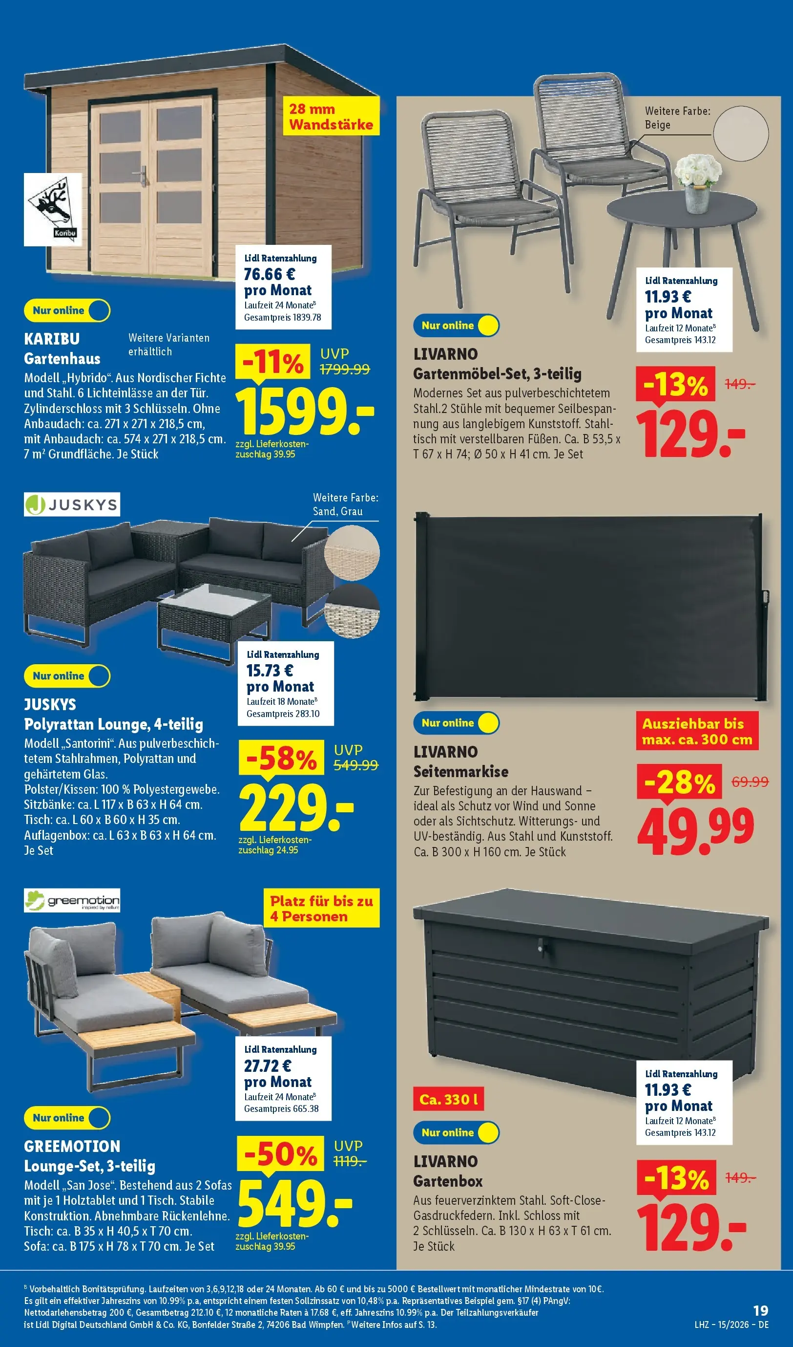 Lidl Prospekt Emlichheim (ab 05.04.2026) zum Blättern » Angebote | Seite: 25 | Produkte: Sofa, Tisch