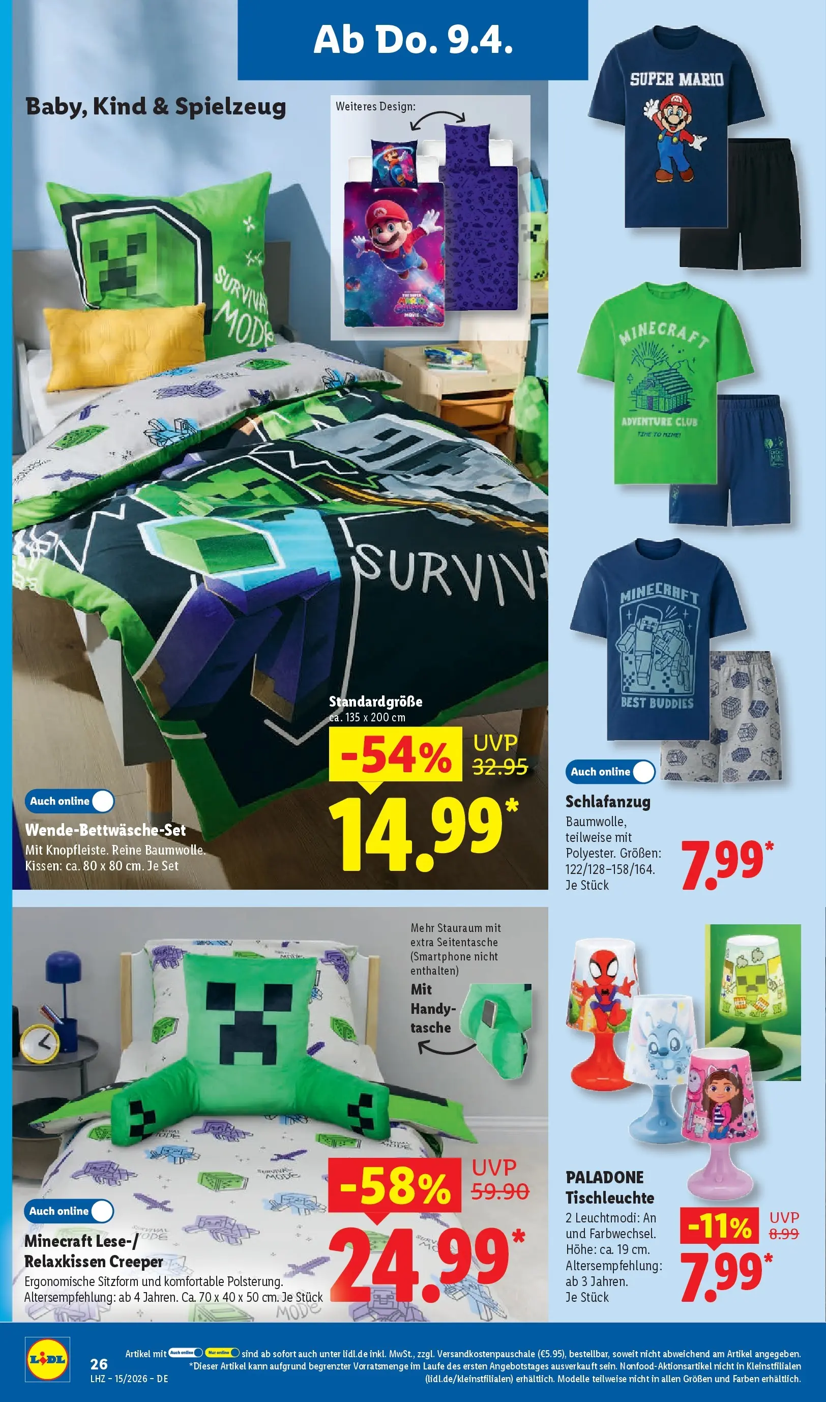 Lidl Prospekt Senftenberg (ab 05.04.2026) zum Blättern » Angebote | Seite: 40 | Produkte: Tasche, Kissen, Smartphone