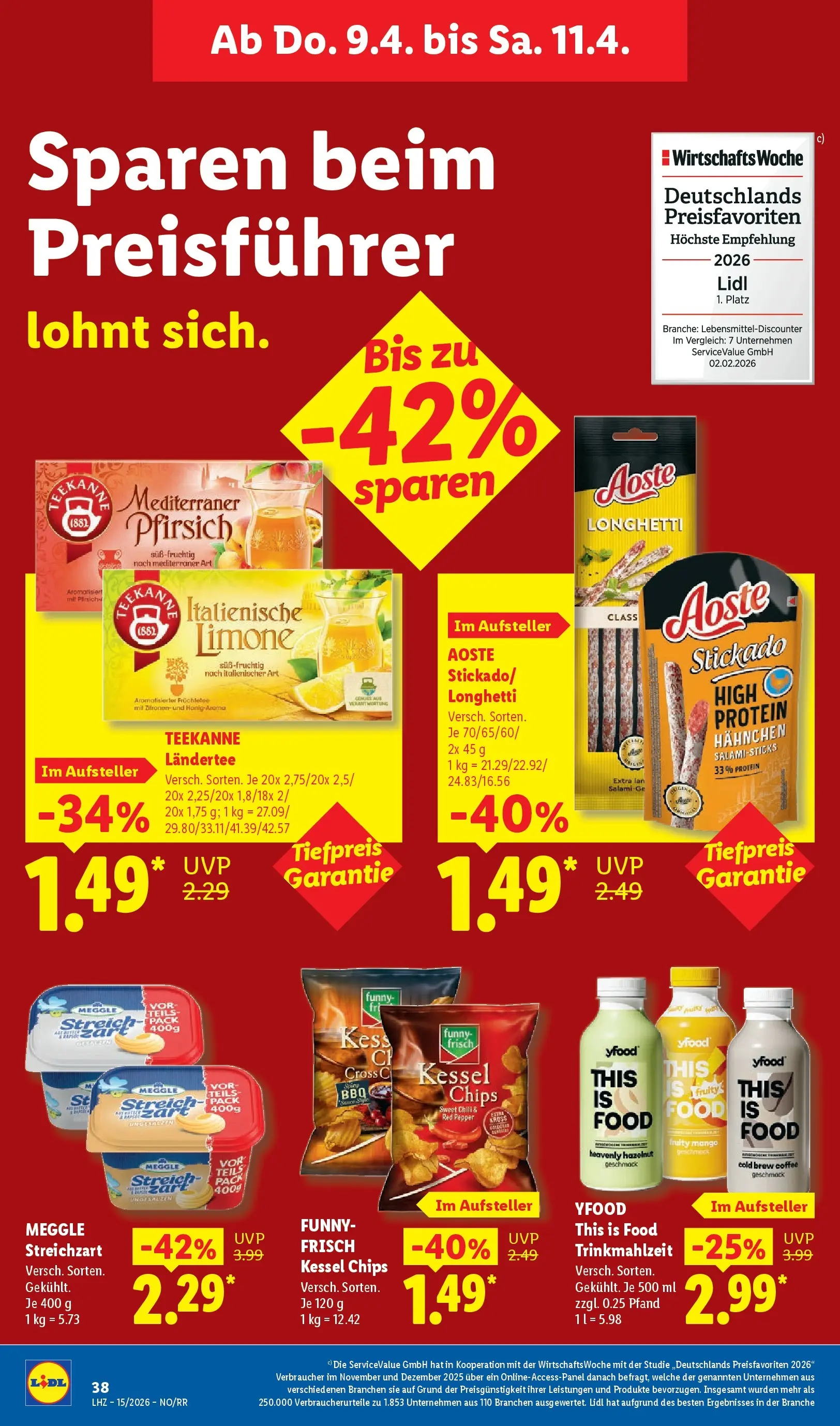 Lidl Prospekt Emlichheim (ab 05.04.2026) zum Blättern » Angebote | Seite: 56 | Produkte: Funny frisch, Mango, Salami, Zitronen