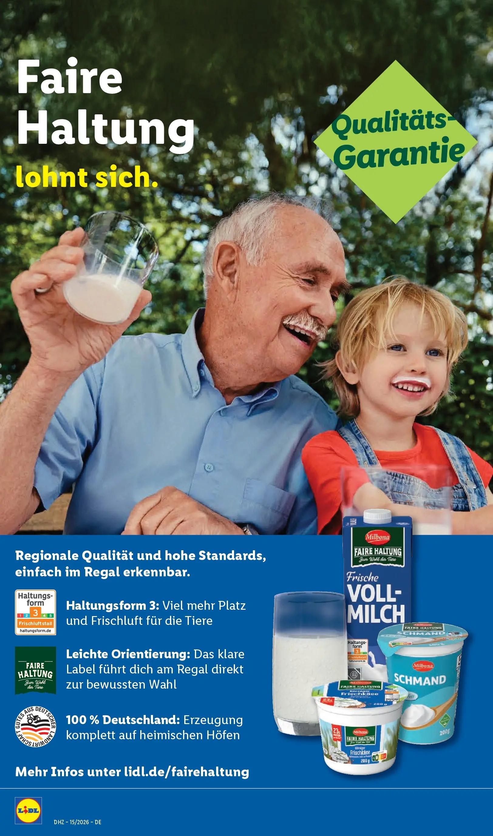 Lidl Prospekt Senftenberg (ab 05.04.2026) zum Blättern » Angebote | Seite: 66 | Produkte: Milch, Regal, Frischkase