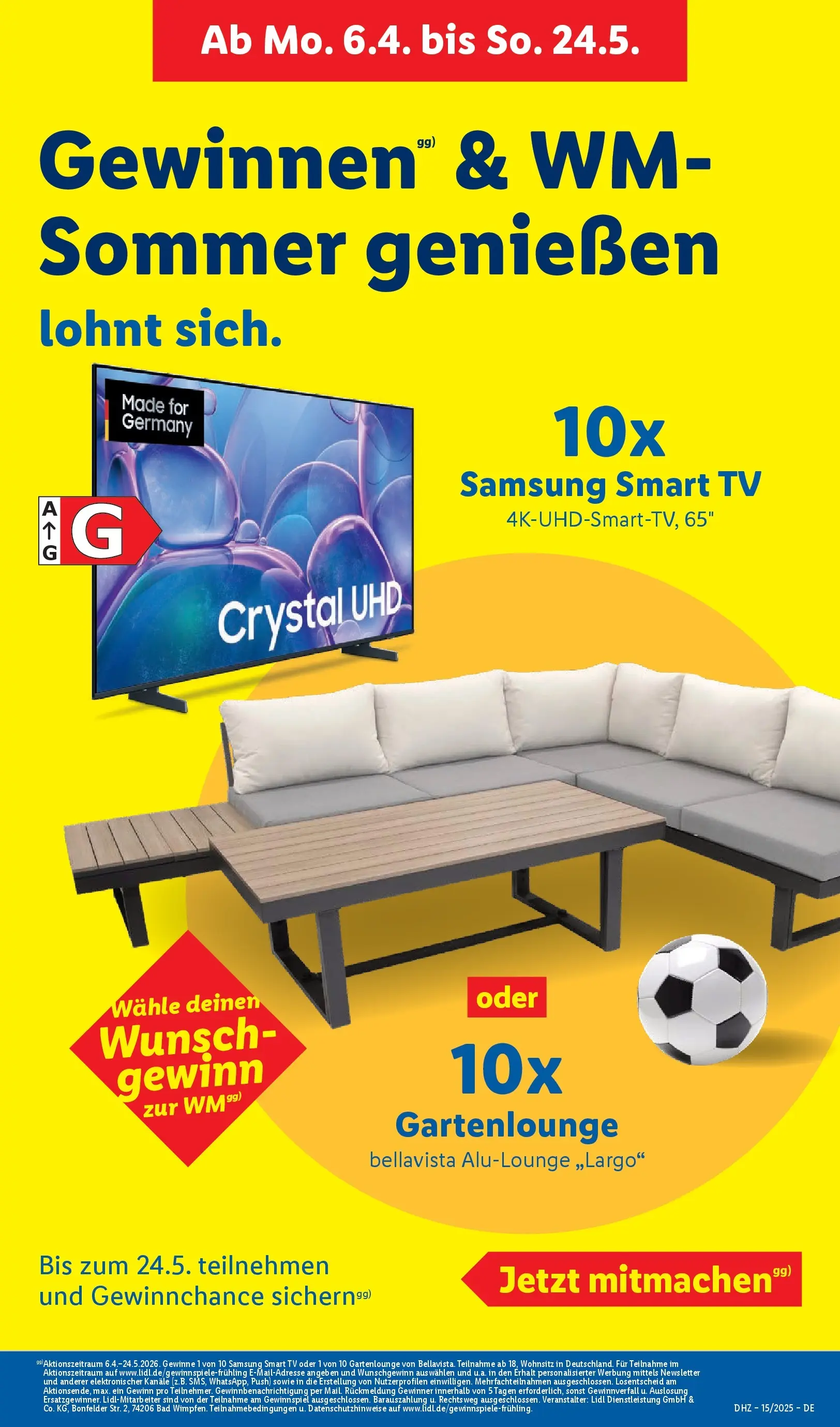 Lidl Prospekt Senftenberg (ab 05.04.2026) zum Blättern » Angebote | Seite: 67 | Produkte: Bad, Samsung, Smart TV, TV