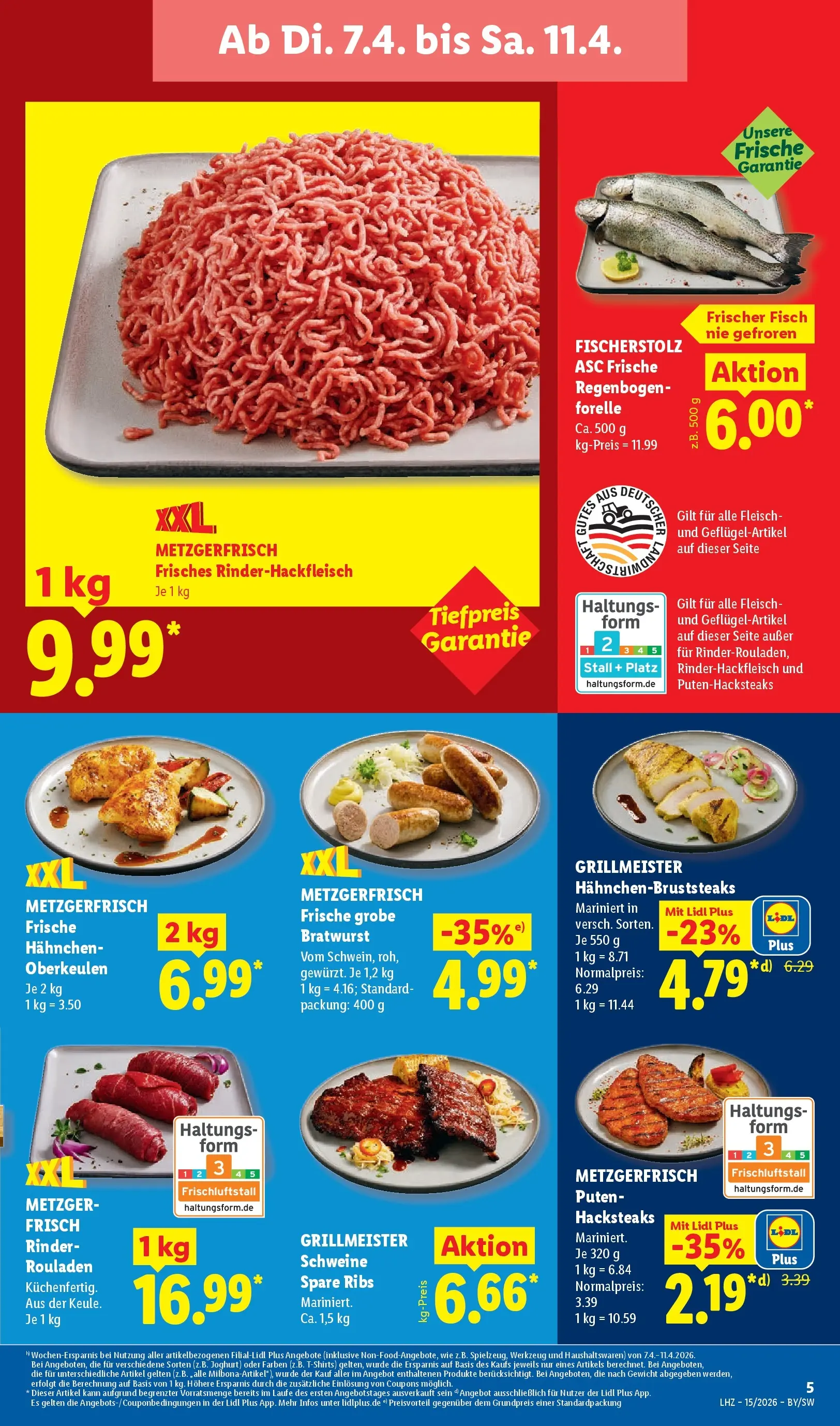 Lidl Prospekt Hof-innenstadt (ab 05.04.2026) » Angebote online | Seite: 11 | Produkte: Hahnchen, Joghurt, Spare ribs, Fleisch Lidl Prospekt Hof-innenstadt (ab 05.04.2026) zum Blättern » Angebote | Seite: 11 | Produkte: Hahnchen, Joghurt, Spare ribs, Fleisch