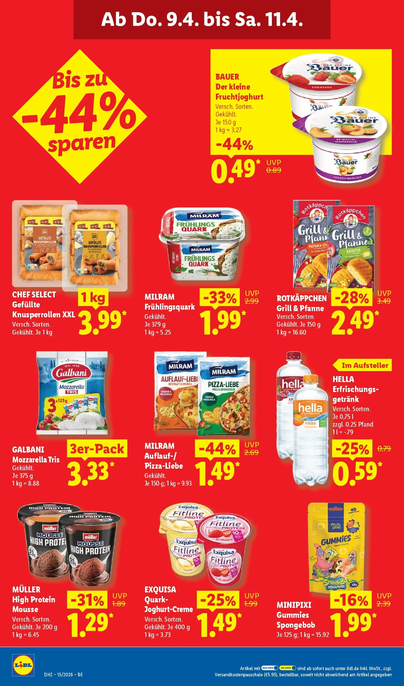 Lidl Prospekt Mahlow (ab 05.04.2026) » Angebote online | Seite: 58 | Produkte: Grill, Quark, Fruchtjoghurt, Rotkäppchen Lidl Prospekt Mahlow (ab 05.04.2026) zum Blättern » Angebote | Seite: 58 | Produkte: Grill, Quark, Fruchtjoghurt, Rotkäppchen