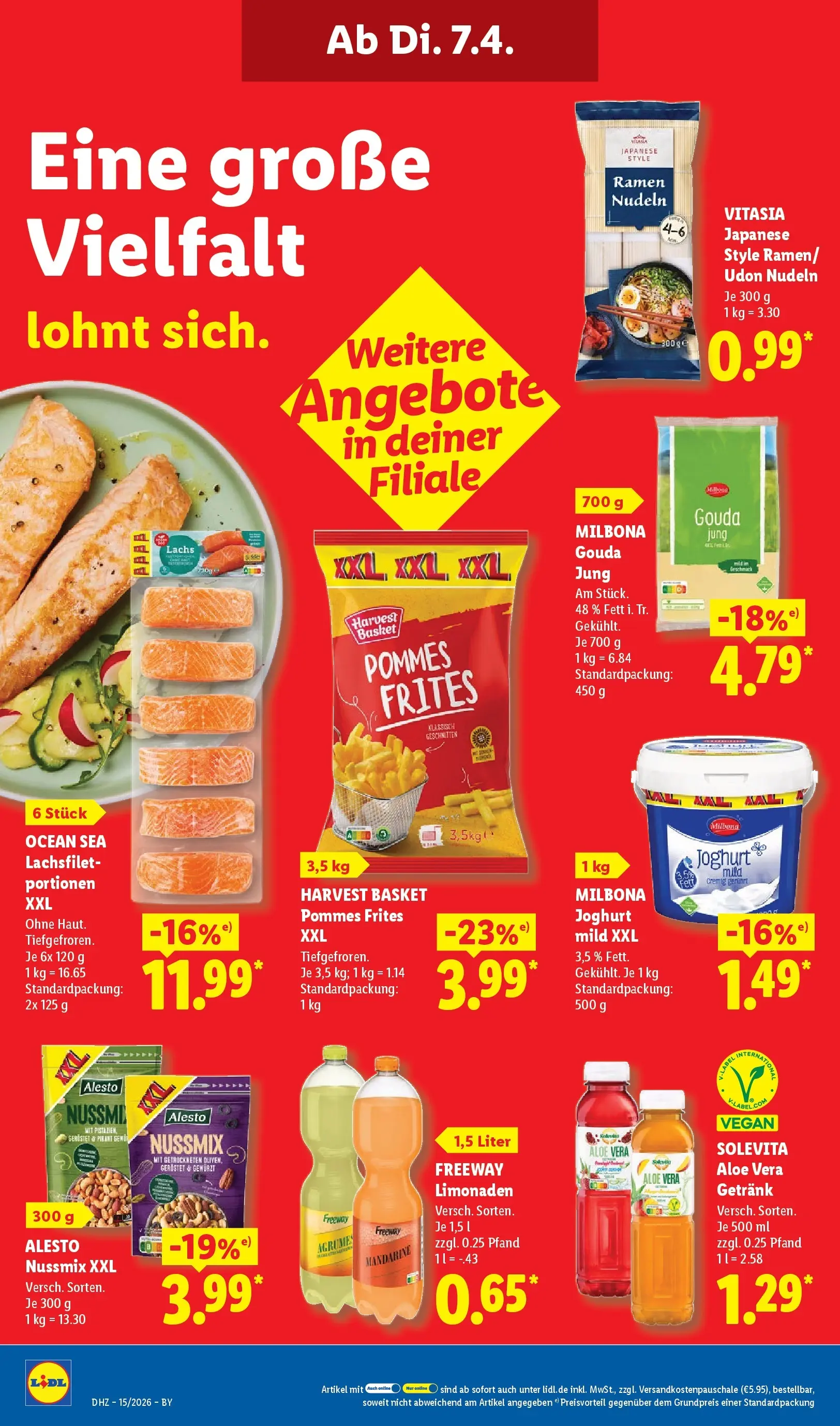 Lidl Prospekt Hof-innenstadt (ab 05.04.2026) » Angebote online | Seite: 16 | Produkte: Joghurt, Gouda, Pommes, Pommes frites Lidl Prospekt Hof-innenstadt (ab 05.04.2026) zum Blättern » Angebote | Seite: 16 | Produkte: Joghurt, Gouda, Pommes, Pommes frites