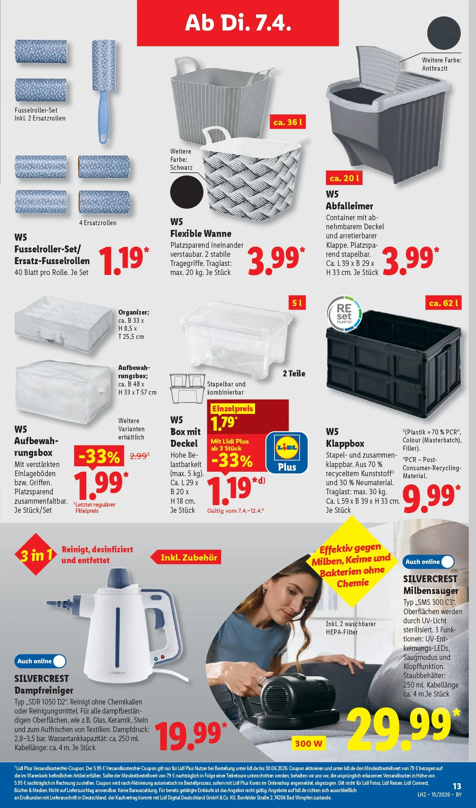 Lidl Prospekt Hof-innenstadt (ab 05.04.2026) » Angebote online | Seite: 23 | Produkte: Box, Abfalleimer Lidl Prospekt Hof-innenstadt (ab 05.04.2026) zum Blättern » Angebote | Seite: 23 | Produkte: Box, Abfalleimer