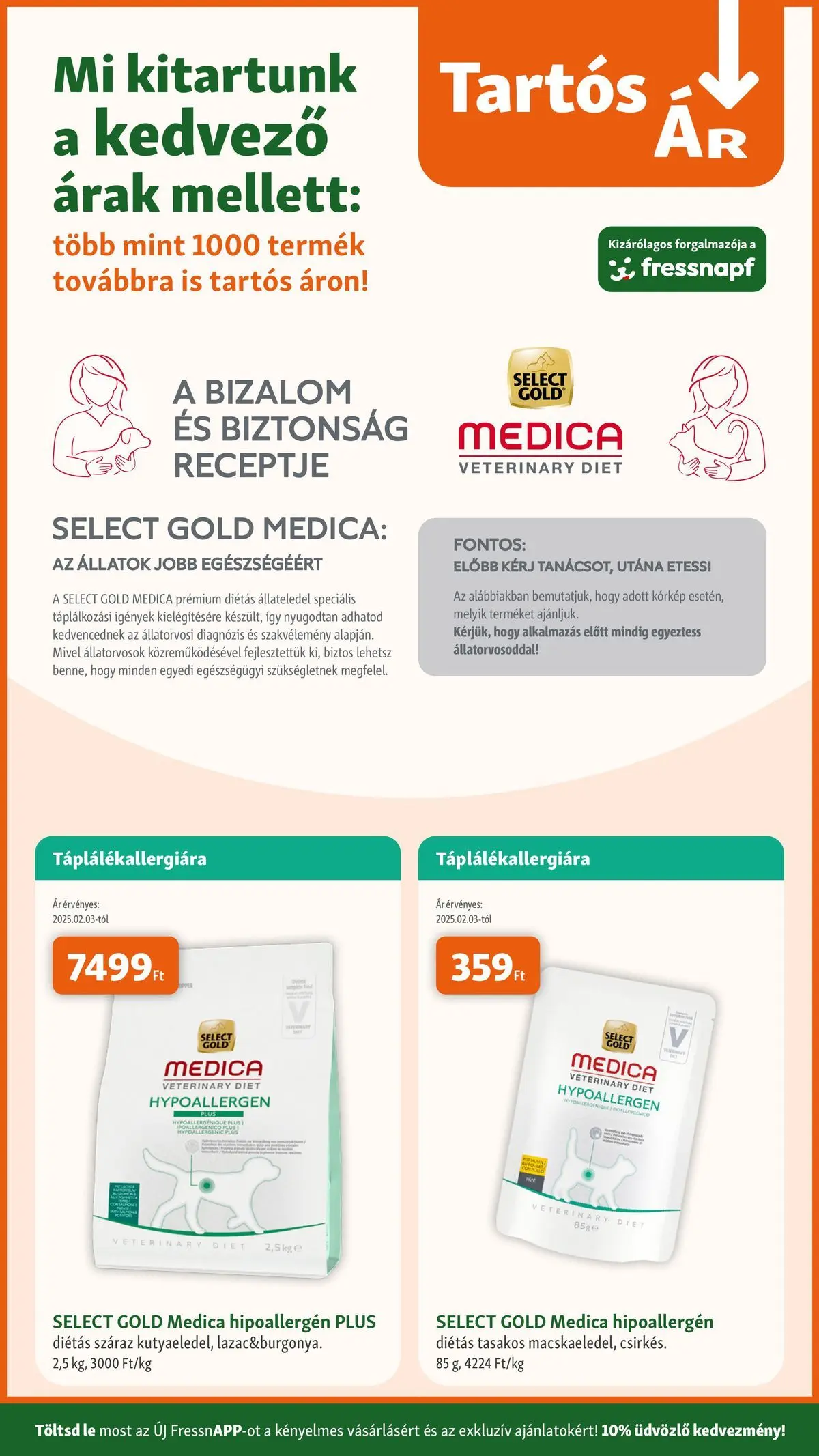 Fressnapf - Fressnapf újság érvényessége 2026.04.15-ig - 2026.04.05. -tól/töl > akció, lapozható szórólap 🛍️ | Oldal: 3