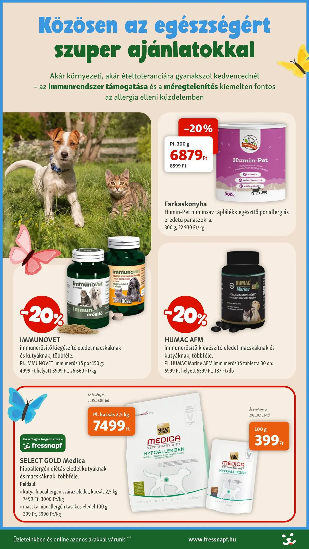 Fressnapf - Fressnapf újság érvényessége 2026.04.15-ig - 2026.04.05. -tól/töl > akció, lapozható szórólap 🛍️ | Oldal: 14 | Termékek: Erősítő