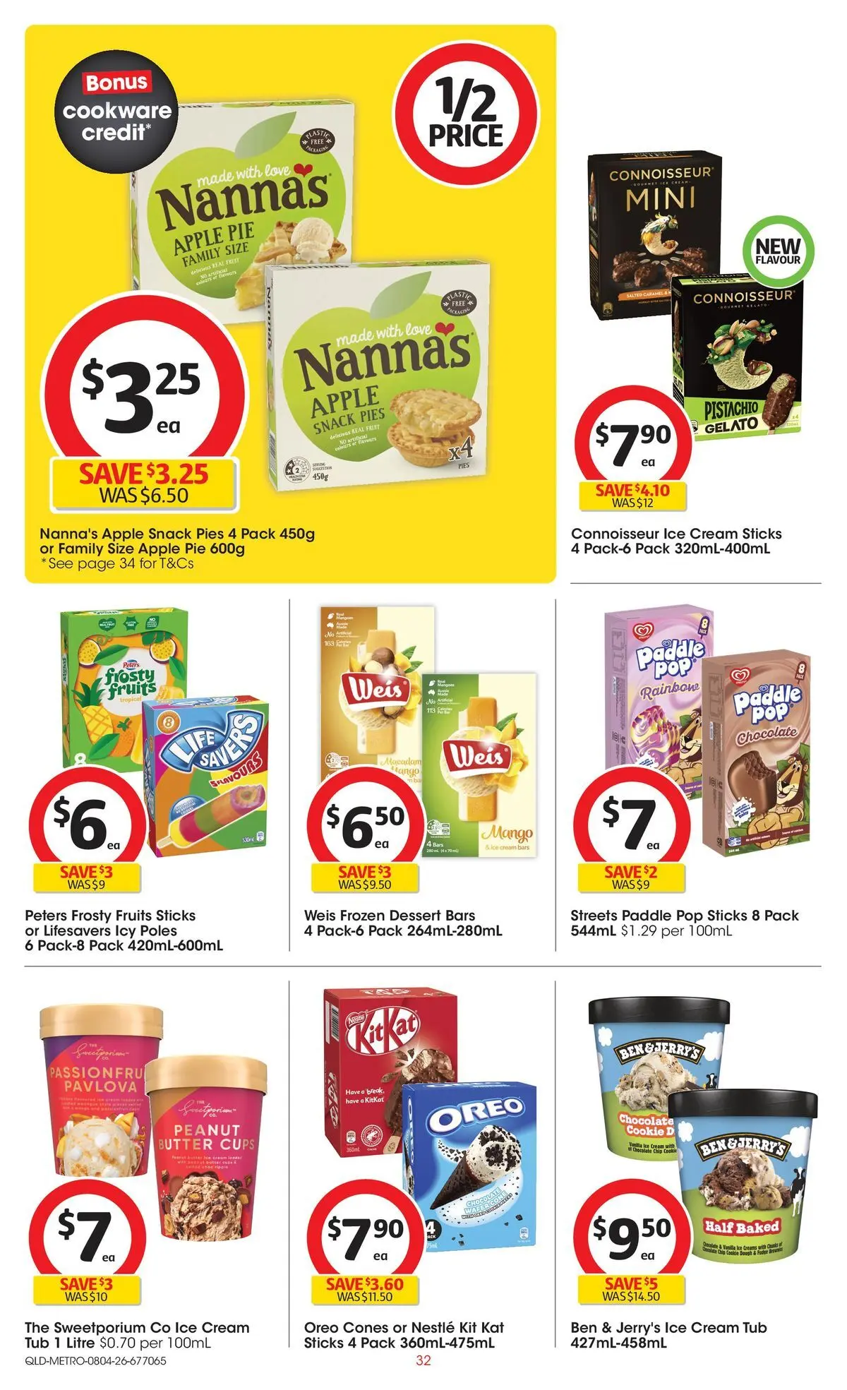 ﻿Coles catalogue valid from 08/04/2026 > Online Australia | Page: 32 | Products: Butter, Chocolate, Mango, Pavlova