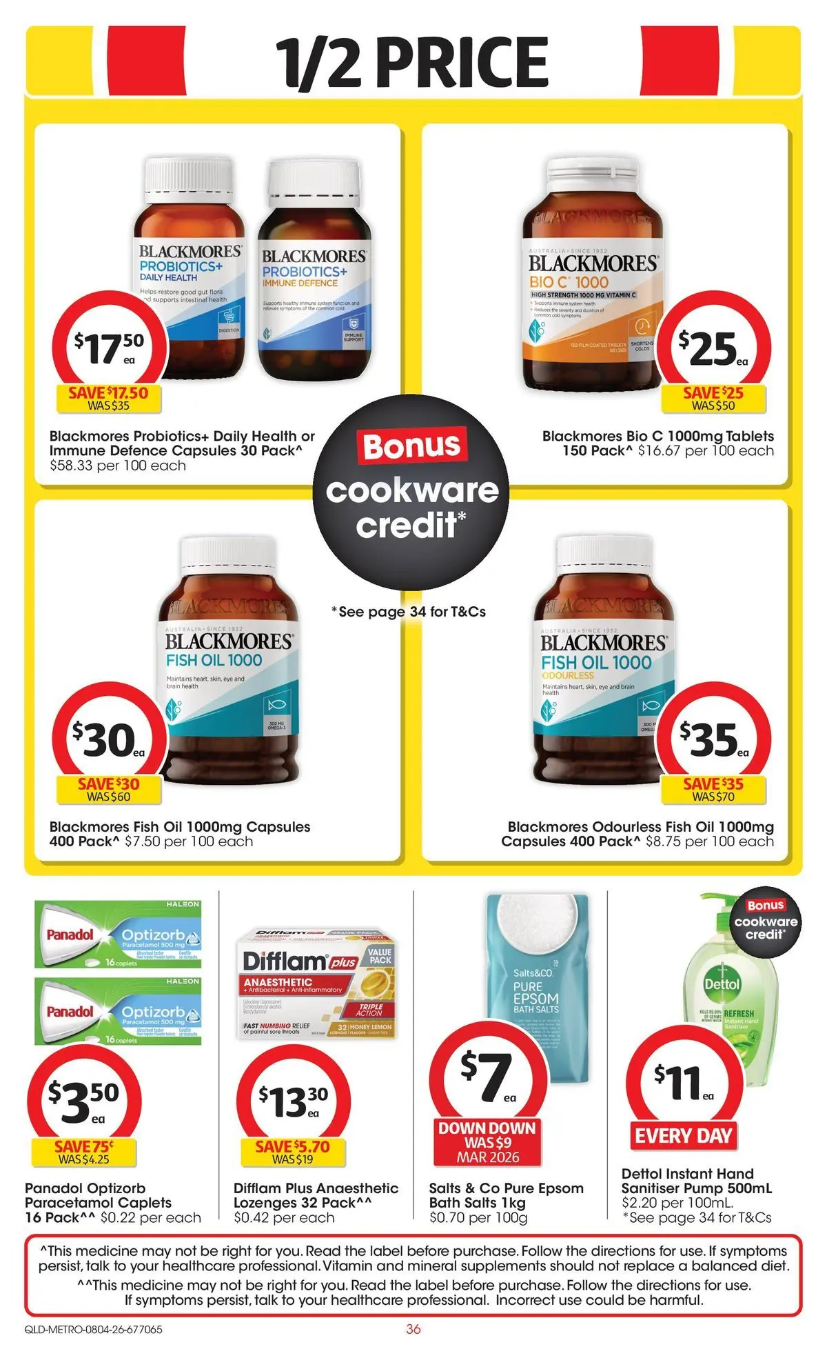﻿Coles catalogue valid from 08/04/2026 > Online Australia | Page: 36 | Products: Bath, Oil, Honey, Hand sanitiser