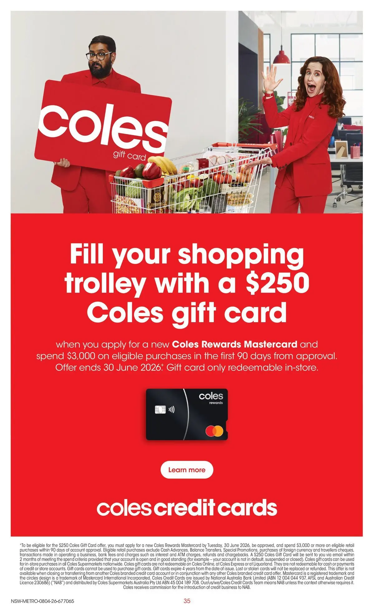 Deals - Coles Catalogue - 8th April - 07/04/2026 > weekly / monthly specials | Page: 35 | Products: Trolley, Date