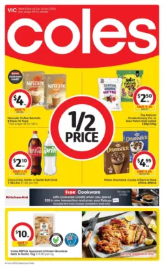 Preview of Deals - Coles Catalogue - 8th April - valid from 07.04.2026 | Page: 32 | Products: Cookware, Cream, Mango, Pavlova
