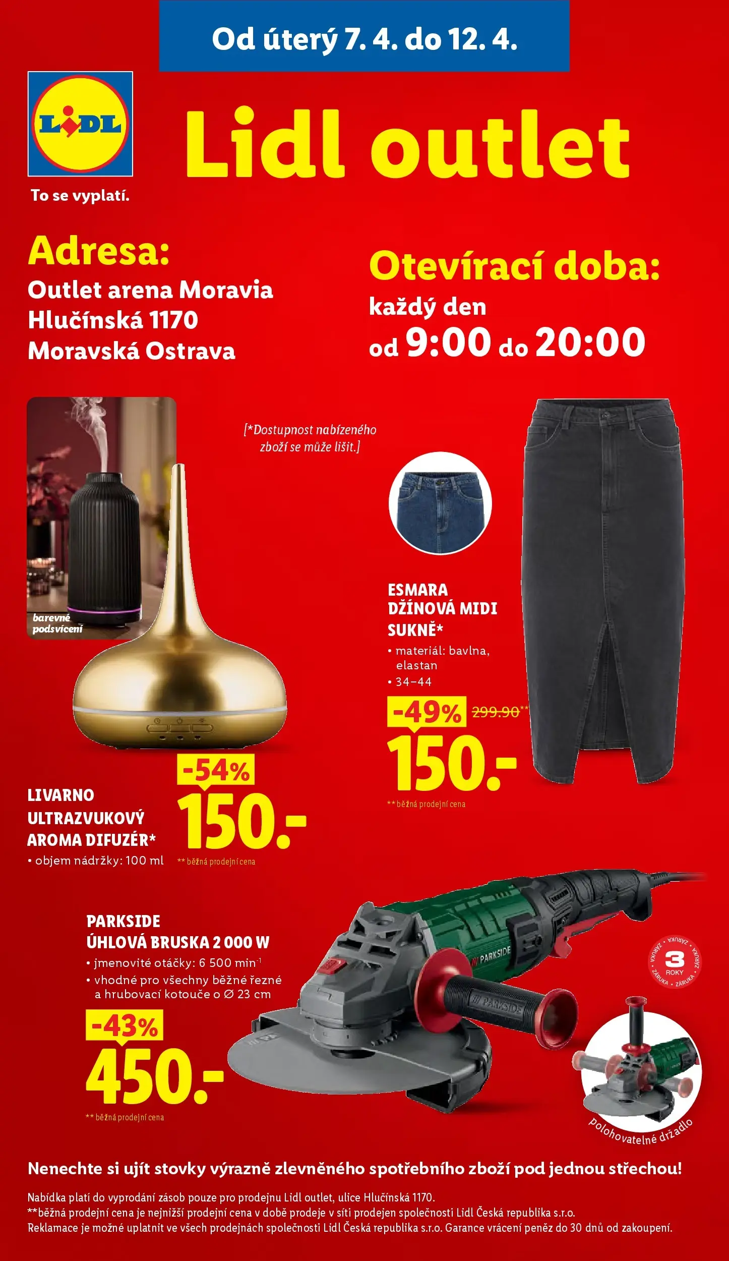 Lidl leták od 06.04.2026 - Nový akční leták | Strana: 10 | Produkty: Parkside, Bruska, Úhlová bruska