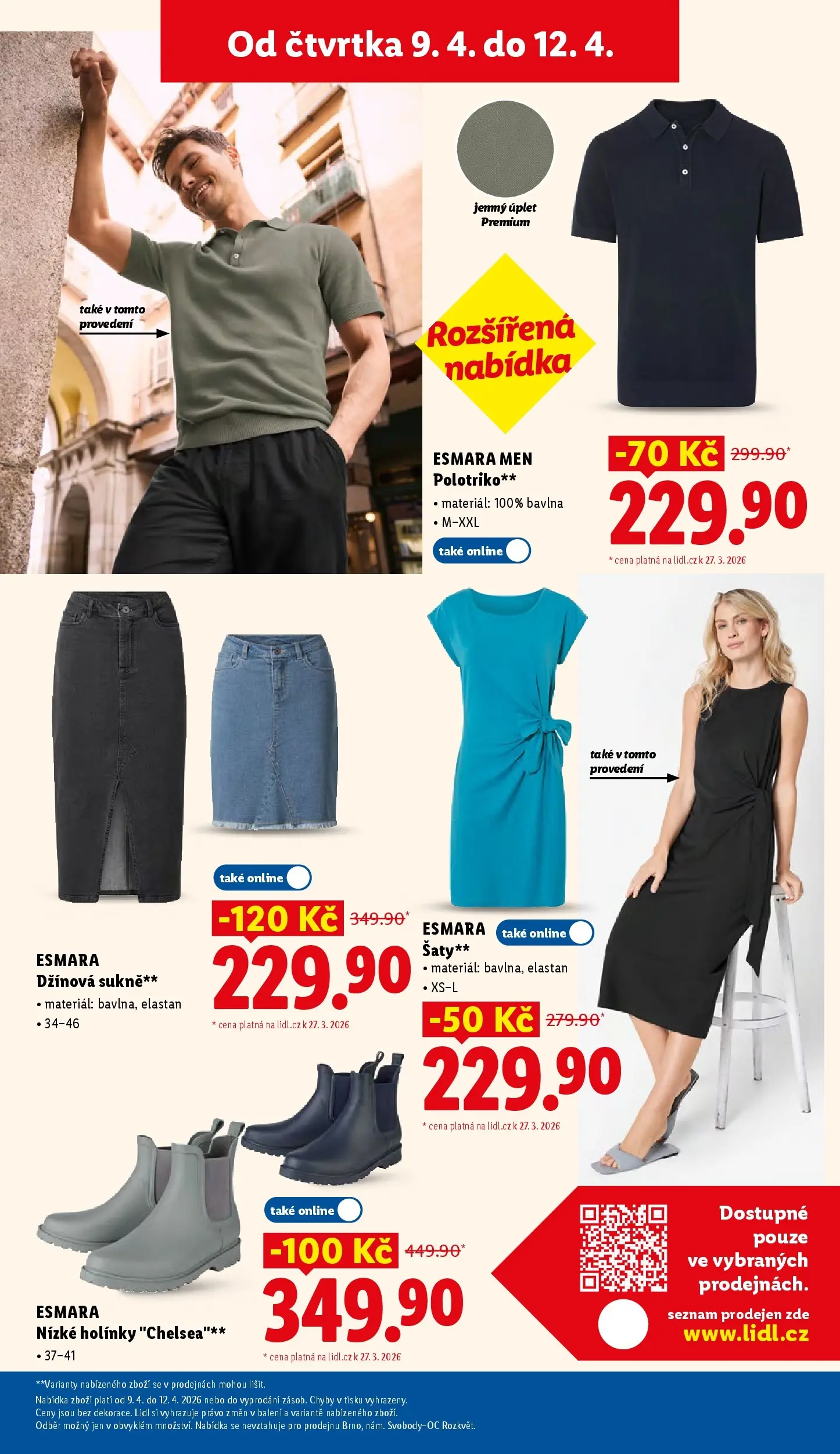 Lidl leták od 06.04.2026 - Nový akční leták | Strana: 27 | Produkty: Šaty, Sukně, Holínky