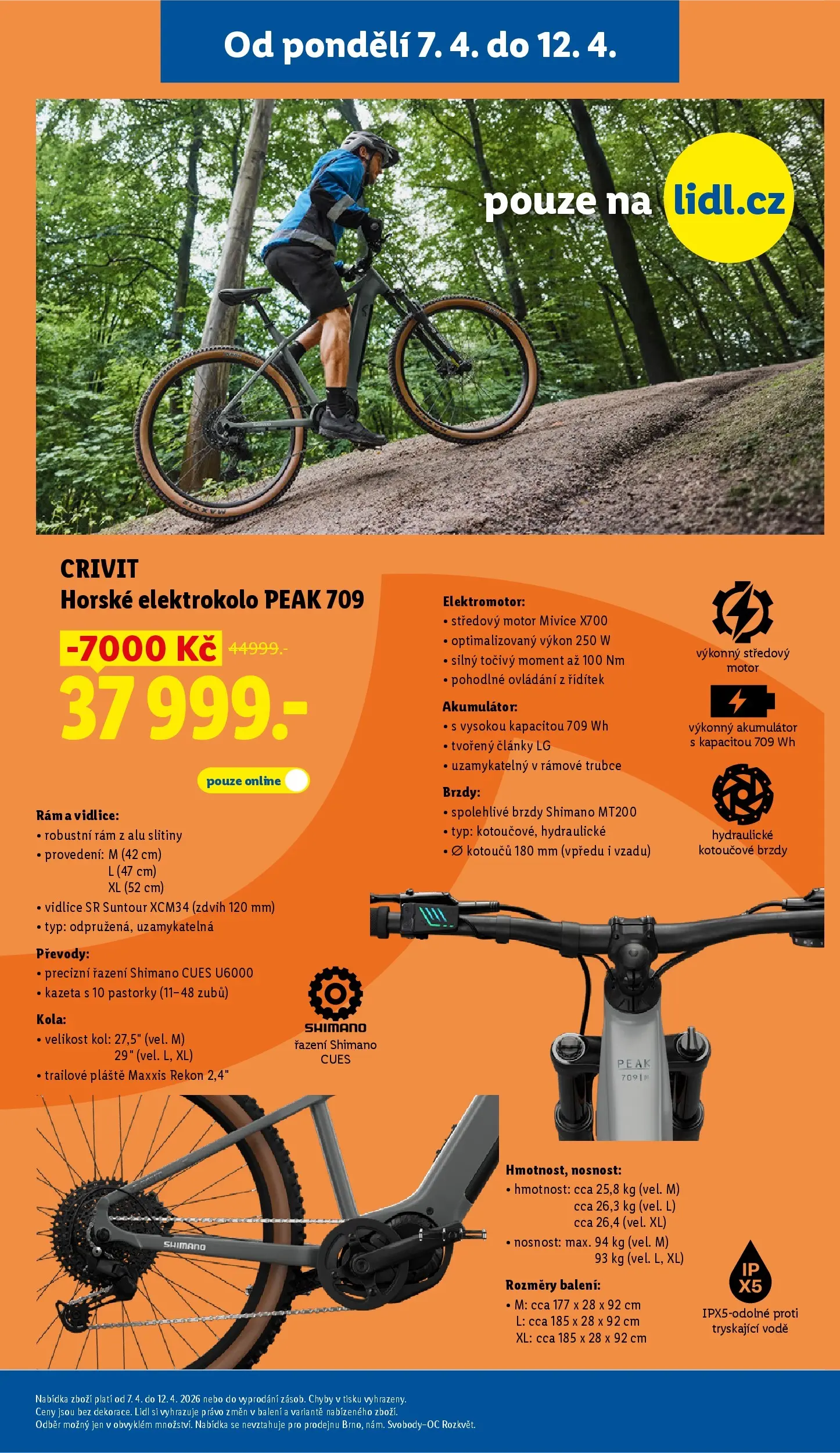 Lidl leták od 06.04.2026 - Nový akční leták | Strana: 35 | Produkty: Elektrokolo, Kola