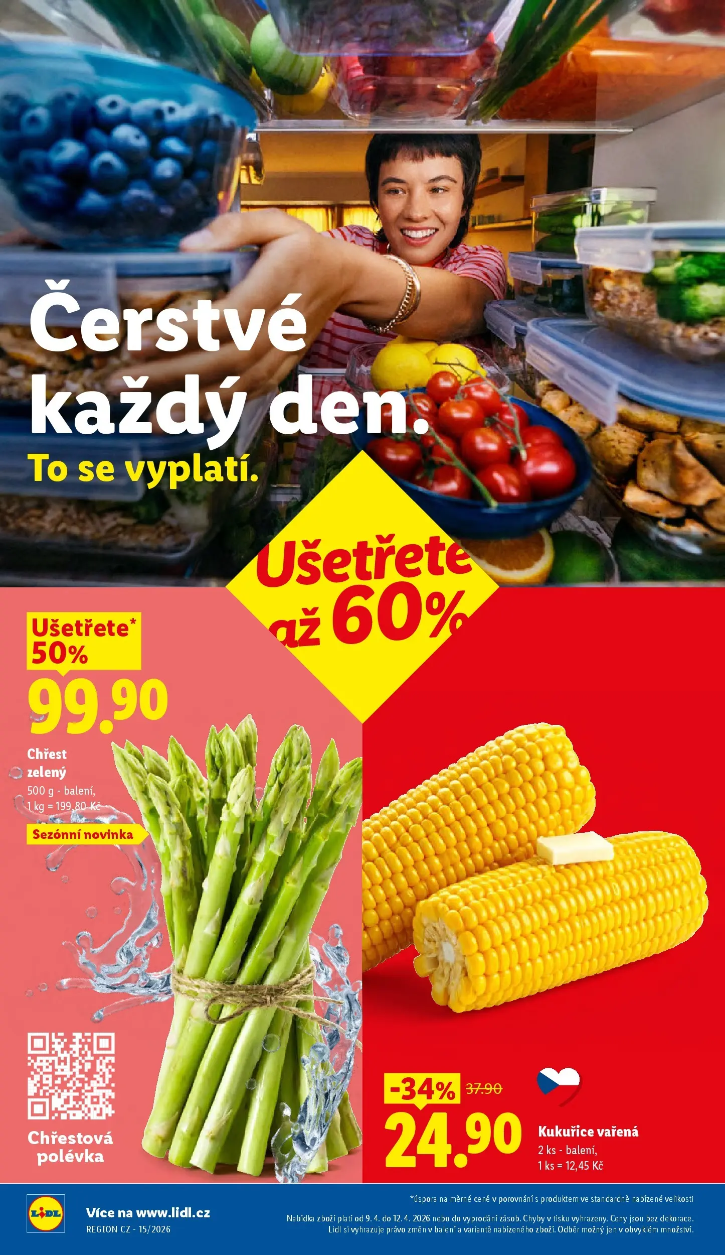 Lidl leták od 08.04.2026 - Nový akční leták | Strana: 8 | Produkty: Chřest