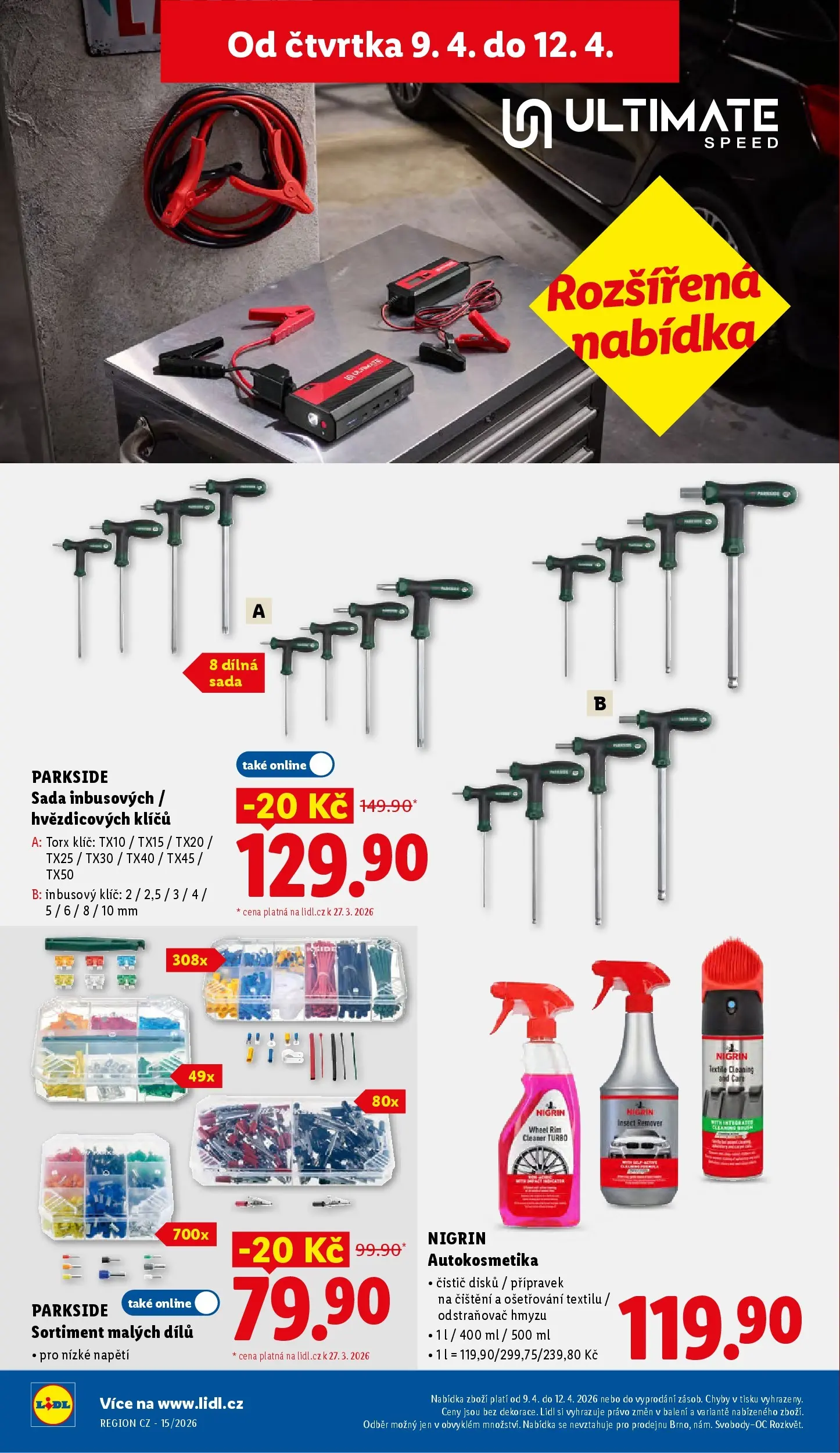 Lidl leták od 08.04.2026 - Nový akční leták | Strana: 36 | Produkty: Parkside