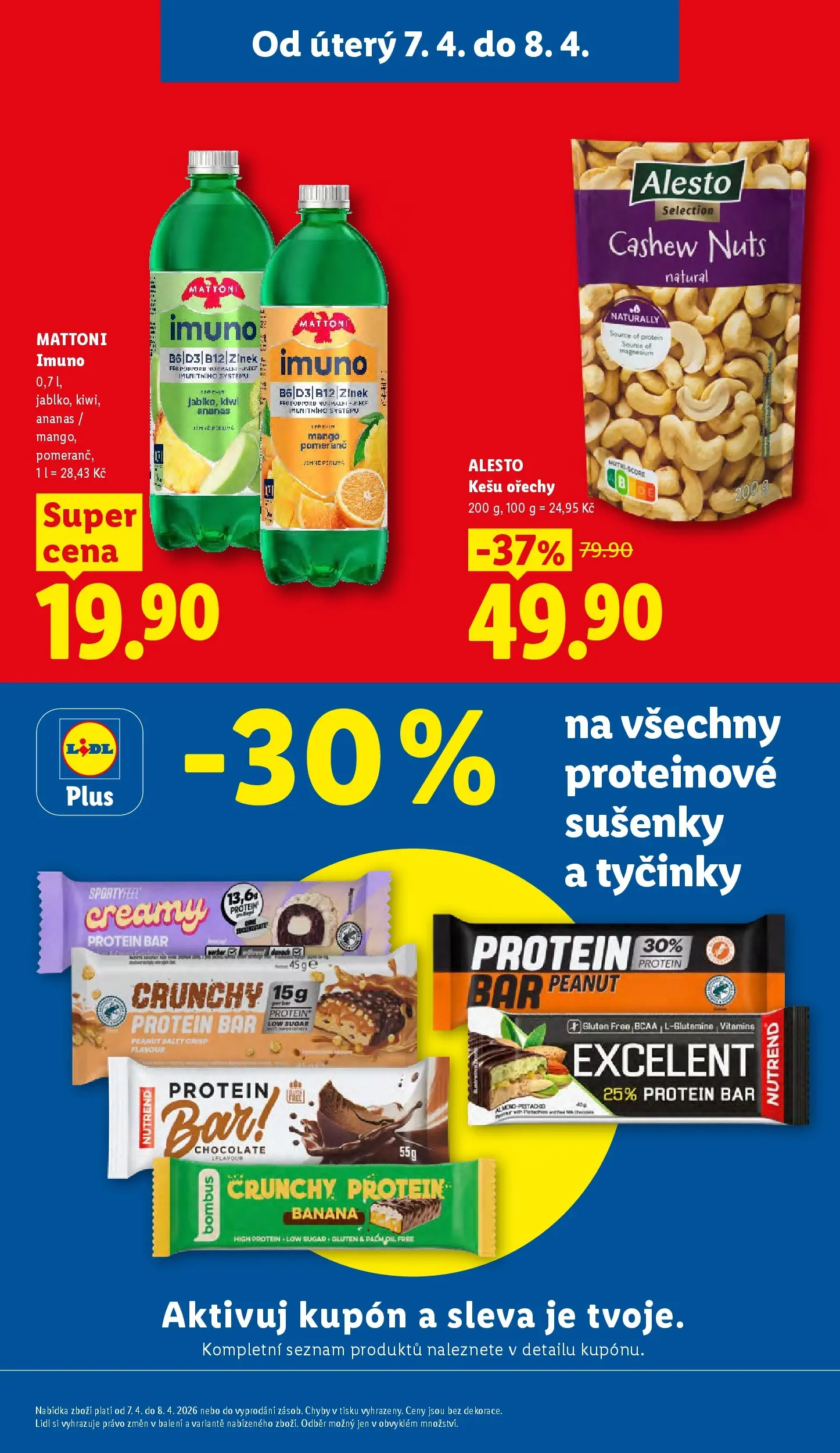 Lidl leták od 06.04.2026 - Nový akční leták | Strana: 3 | Produkty: Kešu ořechy, Mango, Ananas, Sušenky