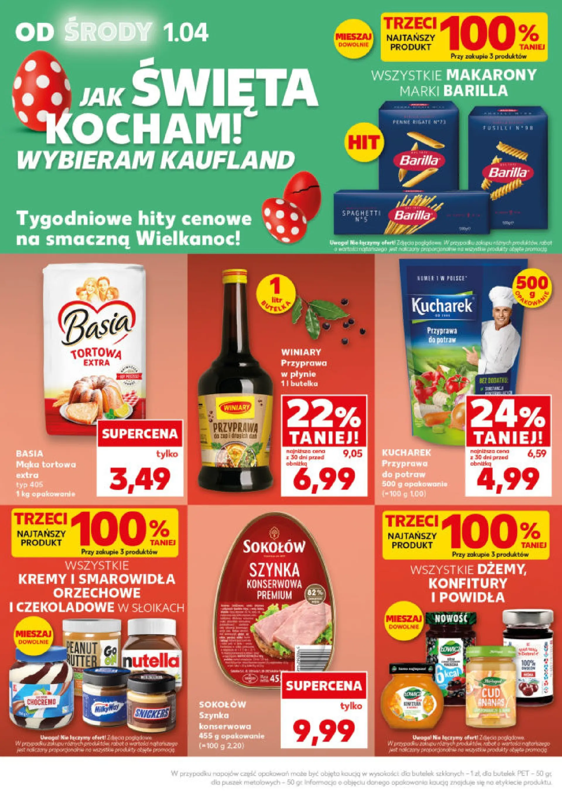 Kaufland - Kaufland Mocny Start ważne do 8.04 od 06.04.2026 - od jutra PDF | Strona: 10 | Produkty: Nutella, Powidła, Makarony, Ananas