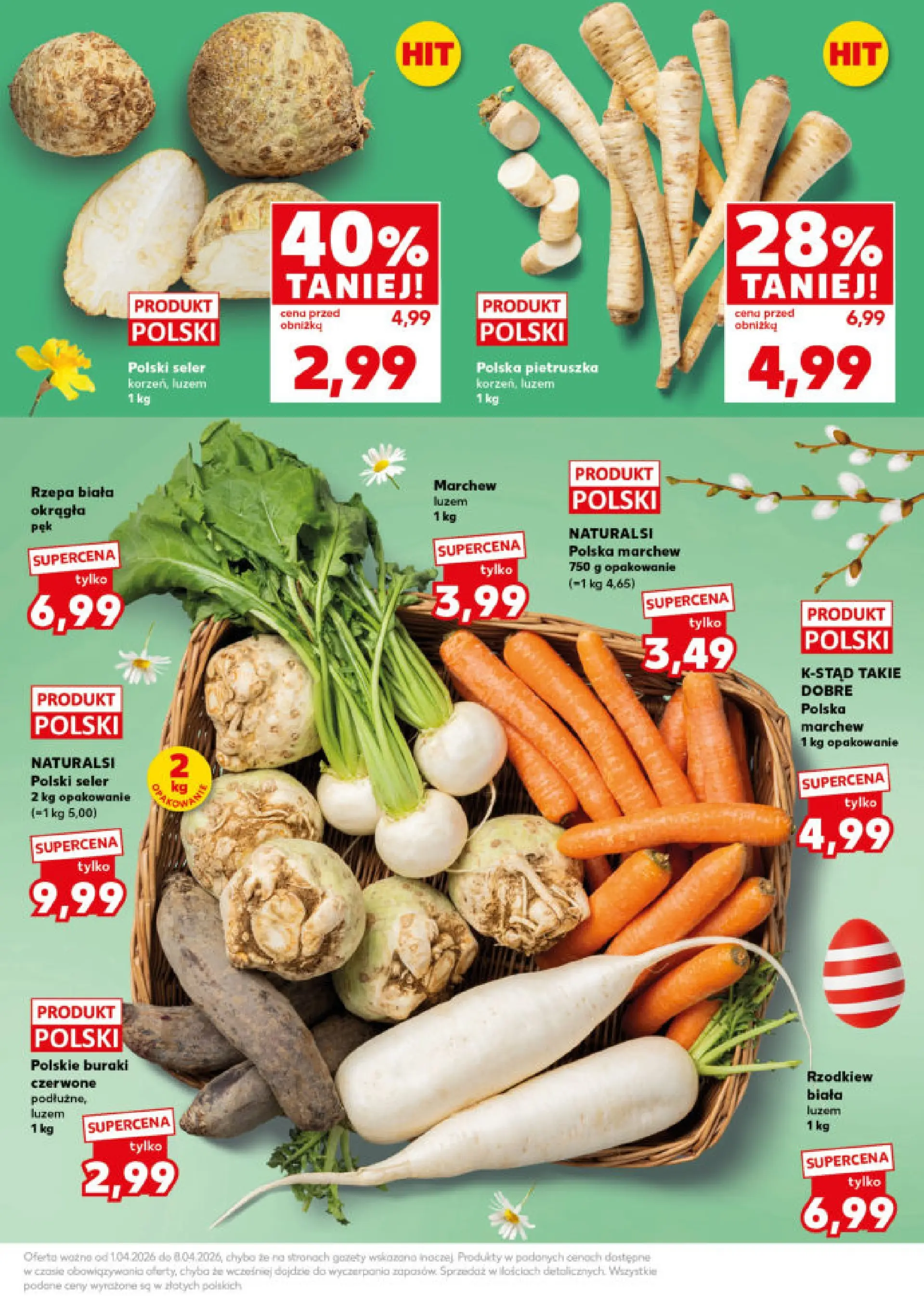 Kaufland - Kaufland Mocny Start ważne do 8.04 od 06.04.2026 - od jutra PDF | Strona: 17 | Produkty: Pietruszka, Buraki