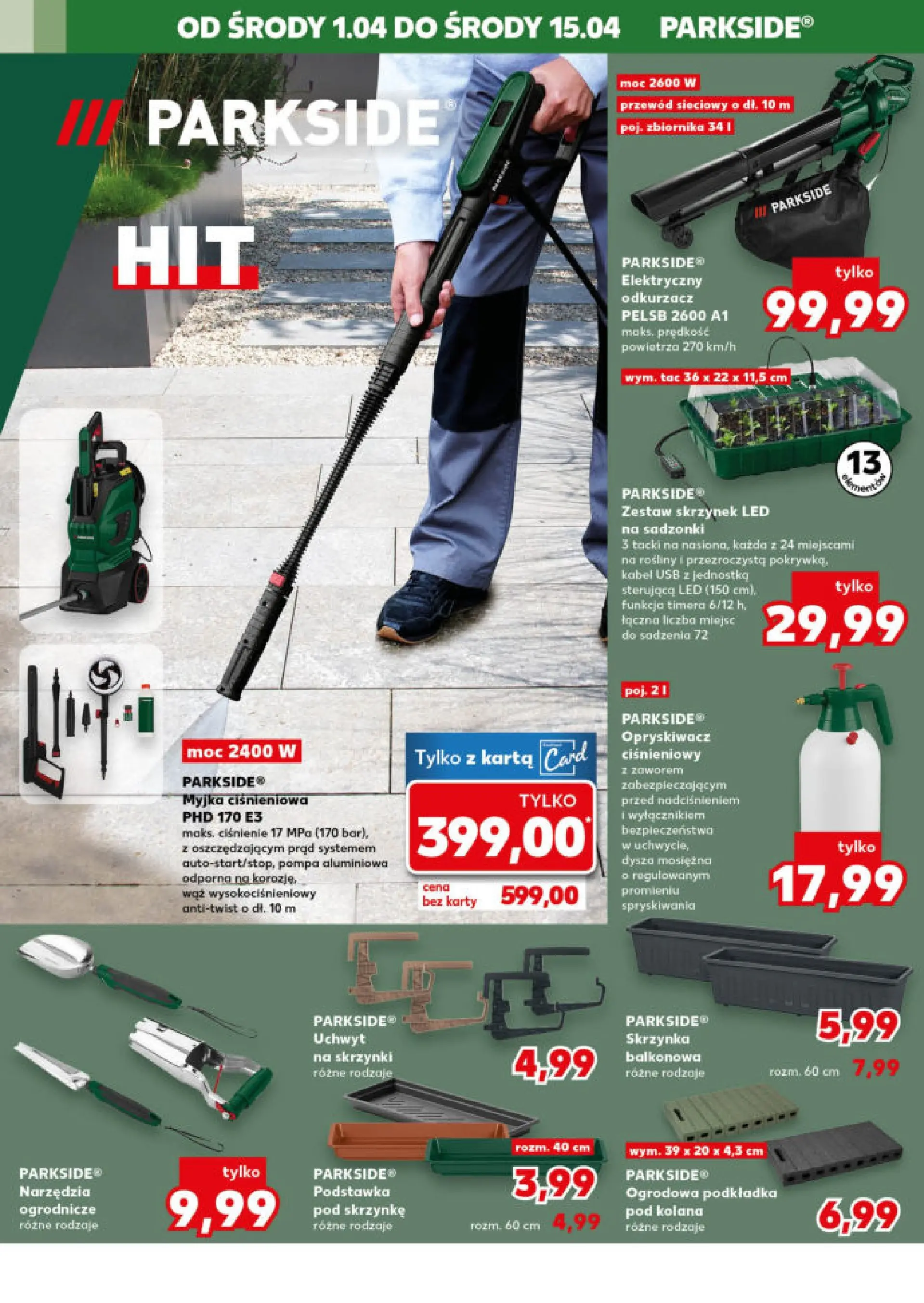 Kaufland - Kaufland Mocny Start ważne do 8.04 od 06.04.2026 - od jutra PDF | Strona: 32 | Produkty: Karta, Opryskiwacz, Kabel, Odkurzacz