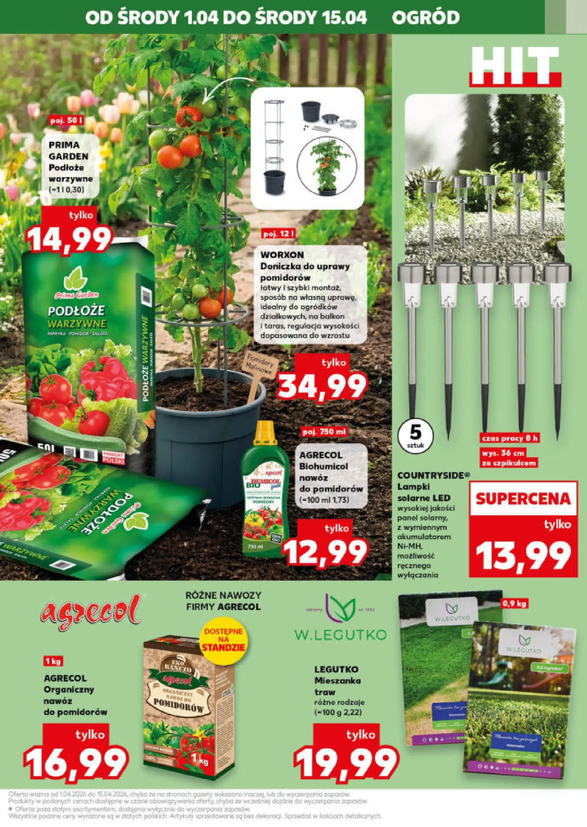 Kaufland - Kaufland Mocny Start ważne do 8.04 od 06.04.2026 - od jutra PDF | Strona: 33 | Produkty: Lampki, Doniczka