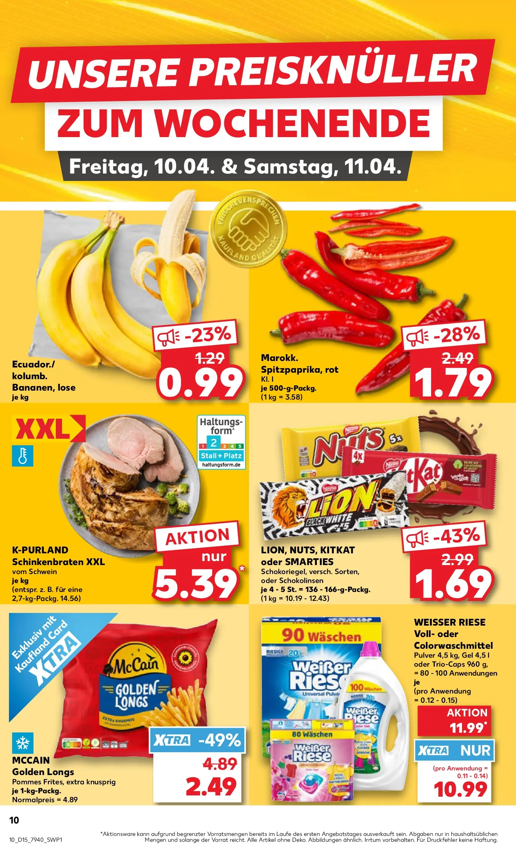 Prospekt Kaufland ab 07.04.2026 » Angebote Online zum Blättern | Seite: 22 | Produkte: Smarties, Pommes, McCain