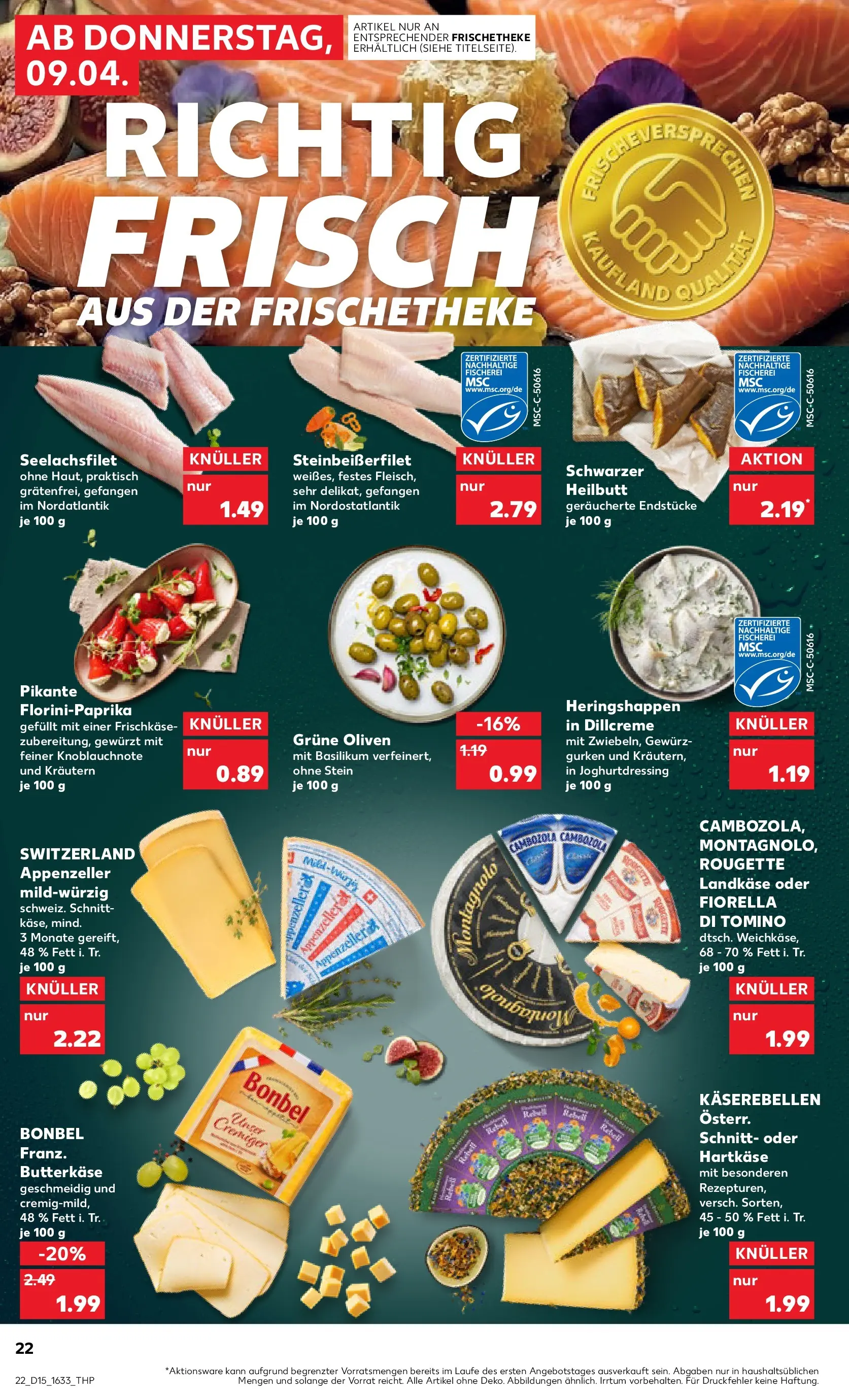 Prospekt Kaufland ab 06.04.2026 » Angebote Online zum Blättern | Seite: 34 | Produkte: Gurken, Frischkase