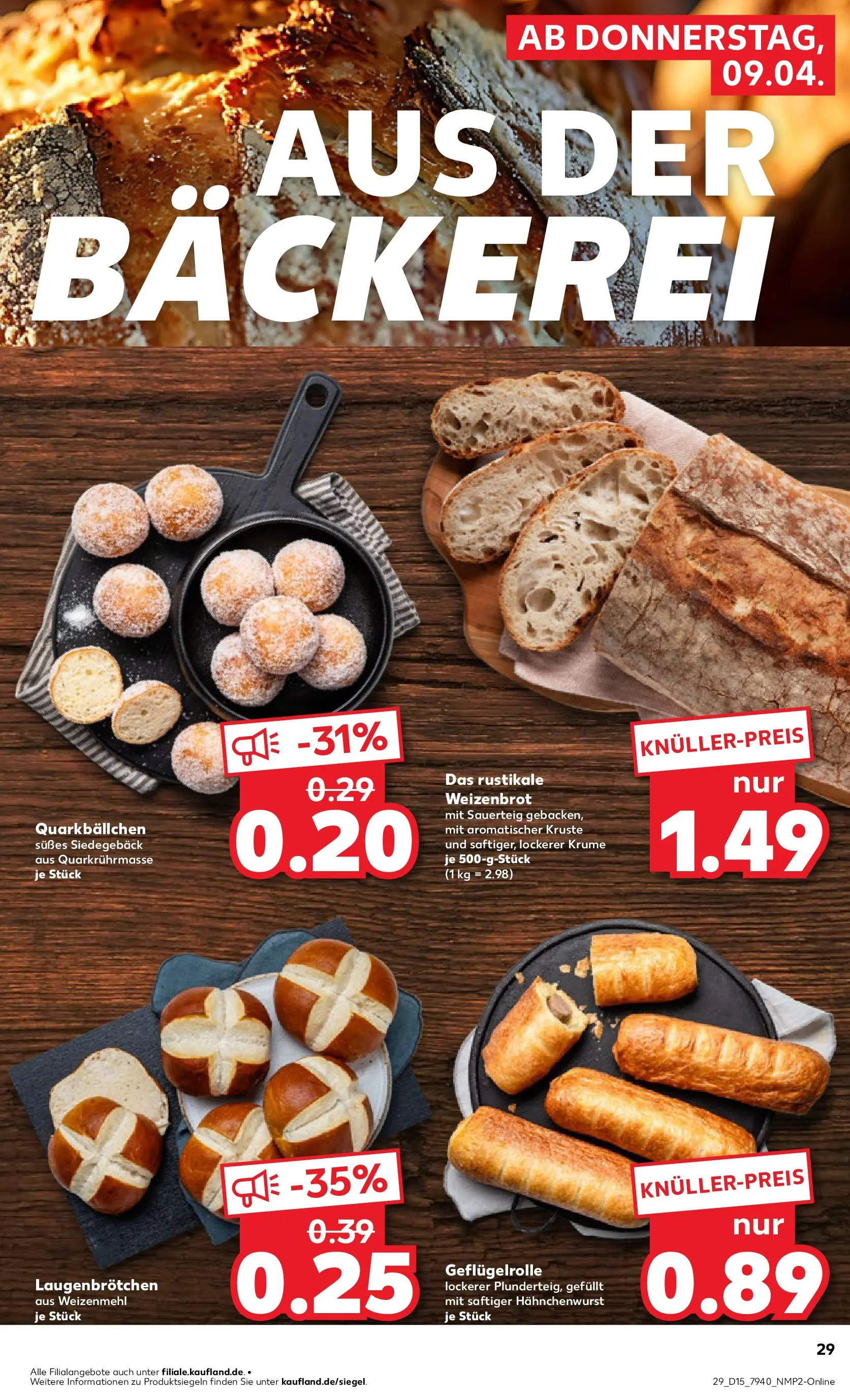Prospekt Kaufland ab 07.04.2026 » Angebote Online zum Blättern | Seite: 41 | Produkte: Bäckerei, Weizenmehl
