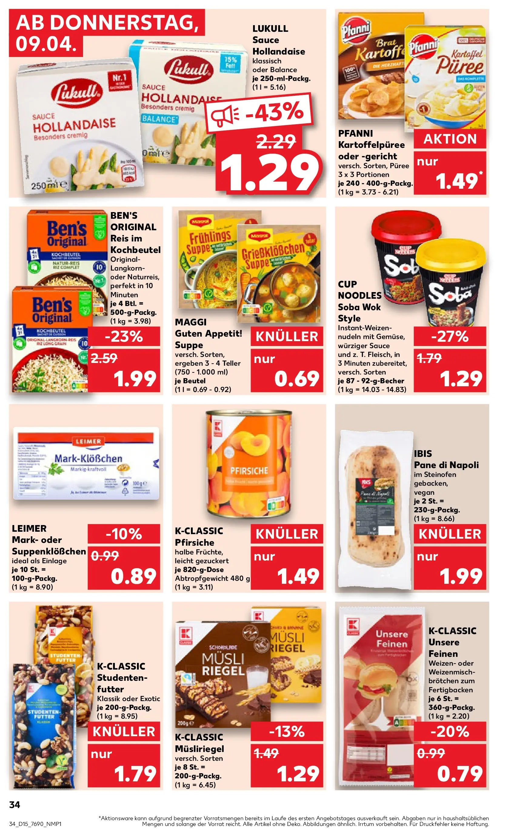 Prospekt Kaufland ab 06.04.2026 » Angebote Online zum Blättern | Seite: 46 | Produkte: Maggi, Pane, Reis, Wok
