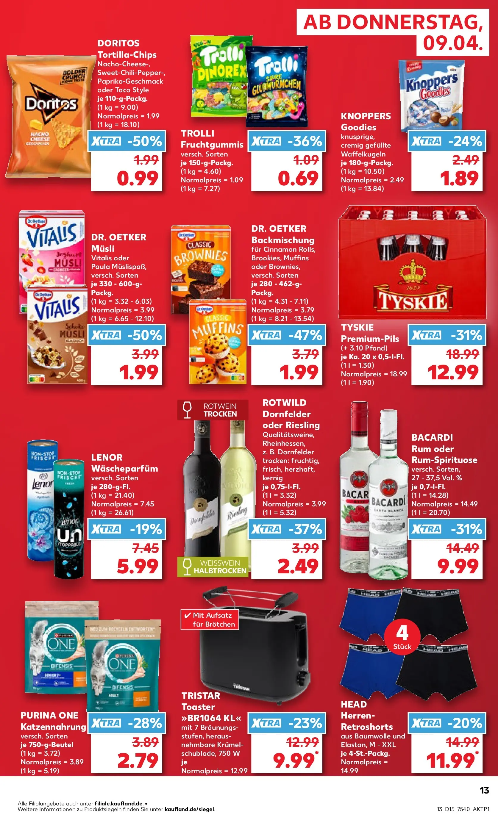 Prospekt Kaufland ab 06.04.2026 » Angebote Online zum Blättern | Seite: 25 | Produkte: Musli, Tyskie, Knoppers, Chips